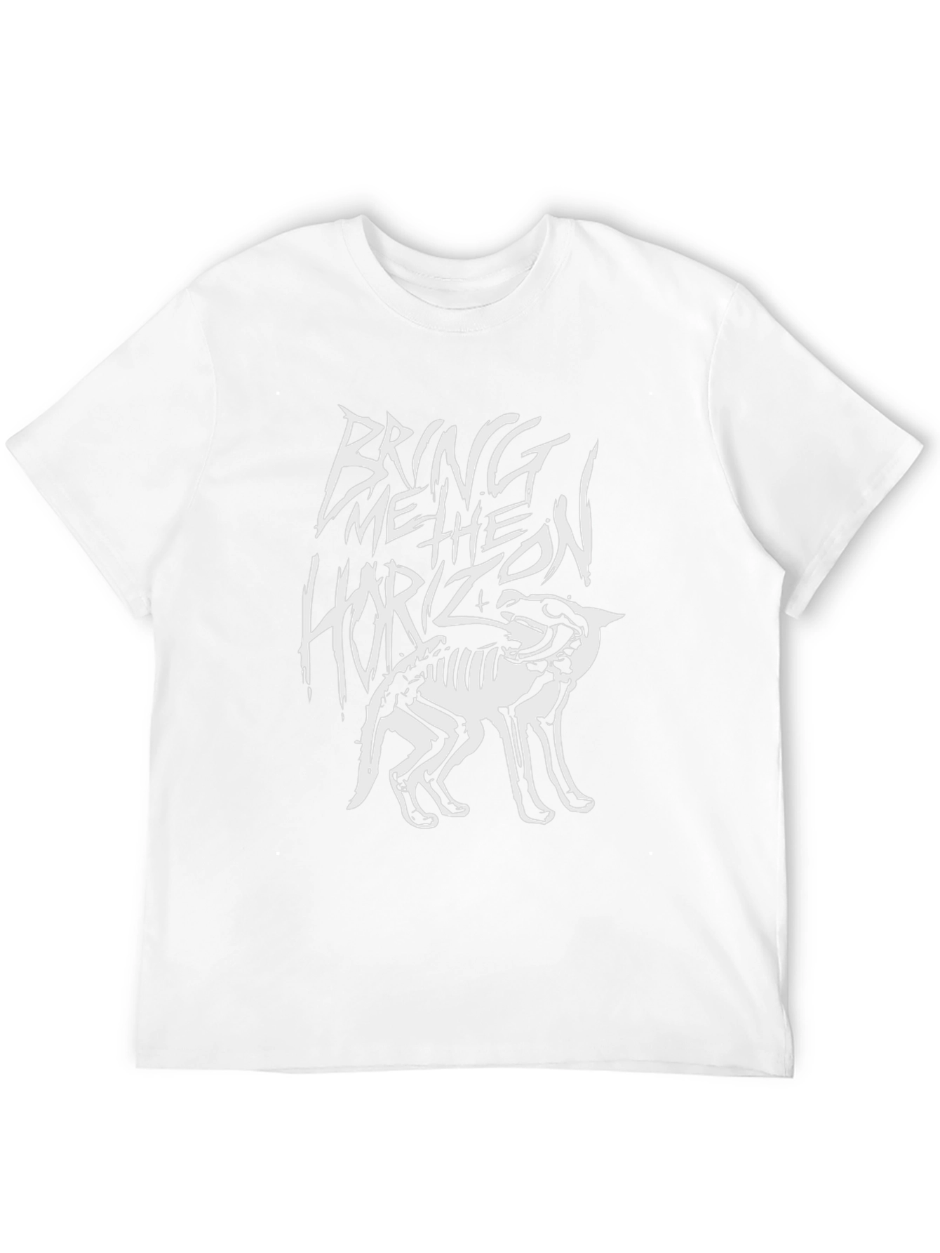 Bring Me The Horizon Skeleton Wolf Black T-Shirt
