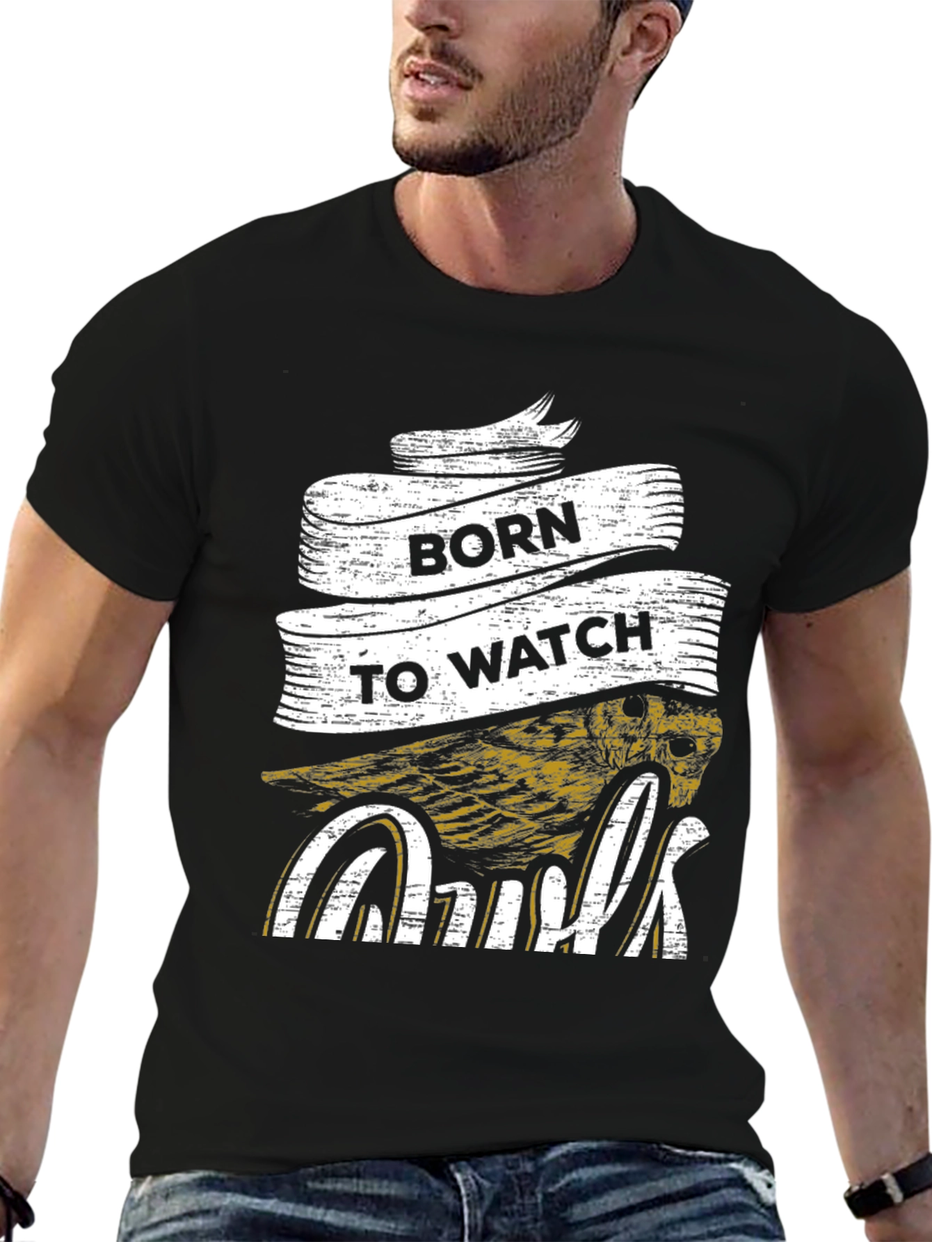 Born to Watch Owls Graphic T-Shirt