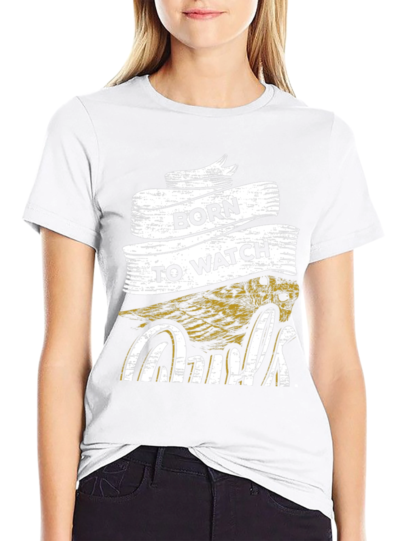 Born to Watch Owls Graphic T-Shirt