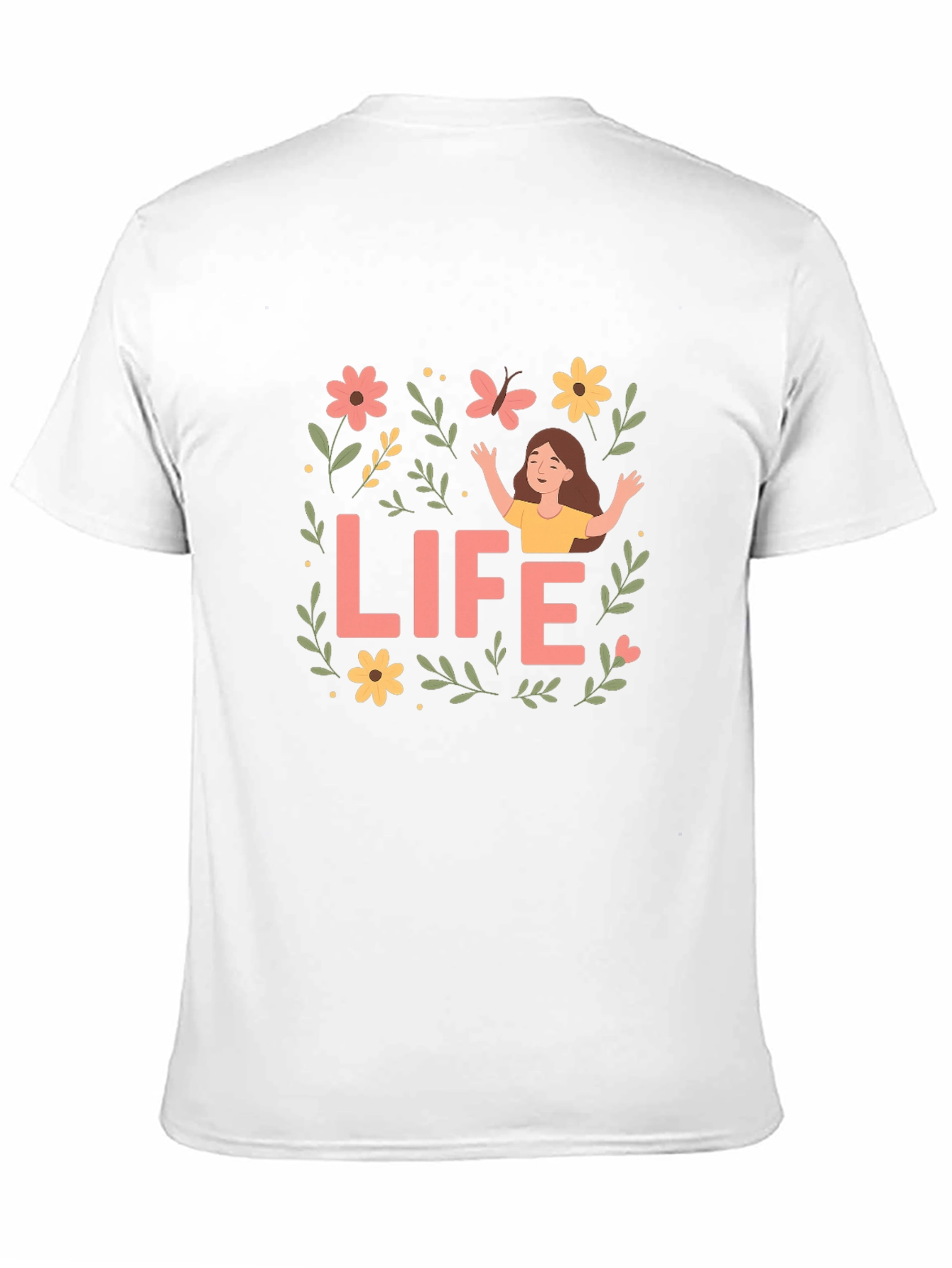 Life Graphic Tee - Positive Vibes Shirt