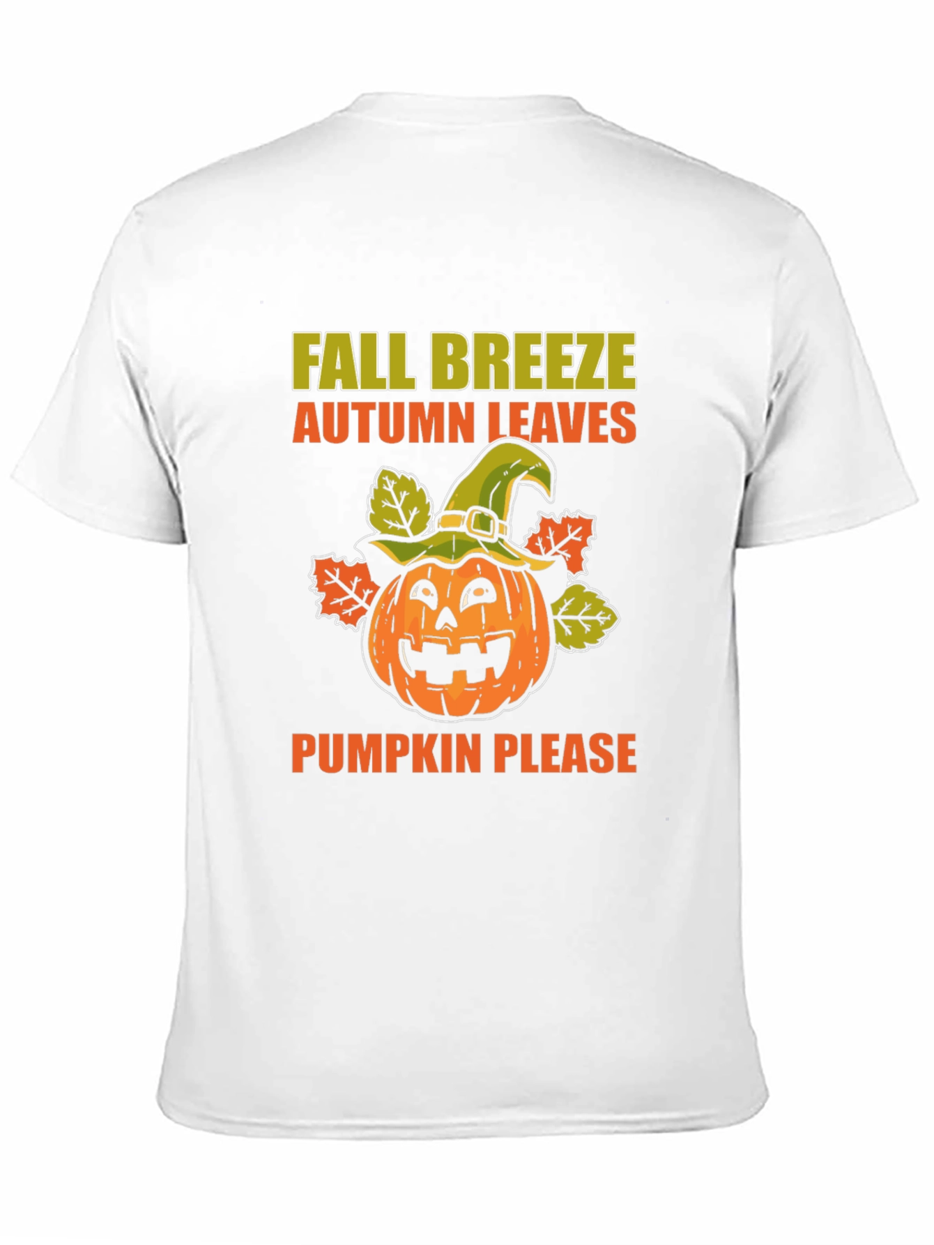 Fall Breeze Pumpkin Leaves T-Shirt
