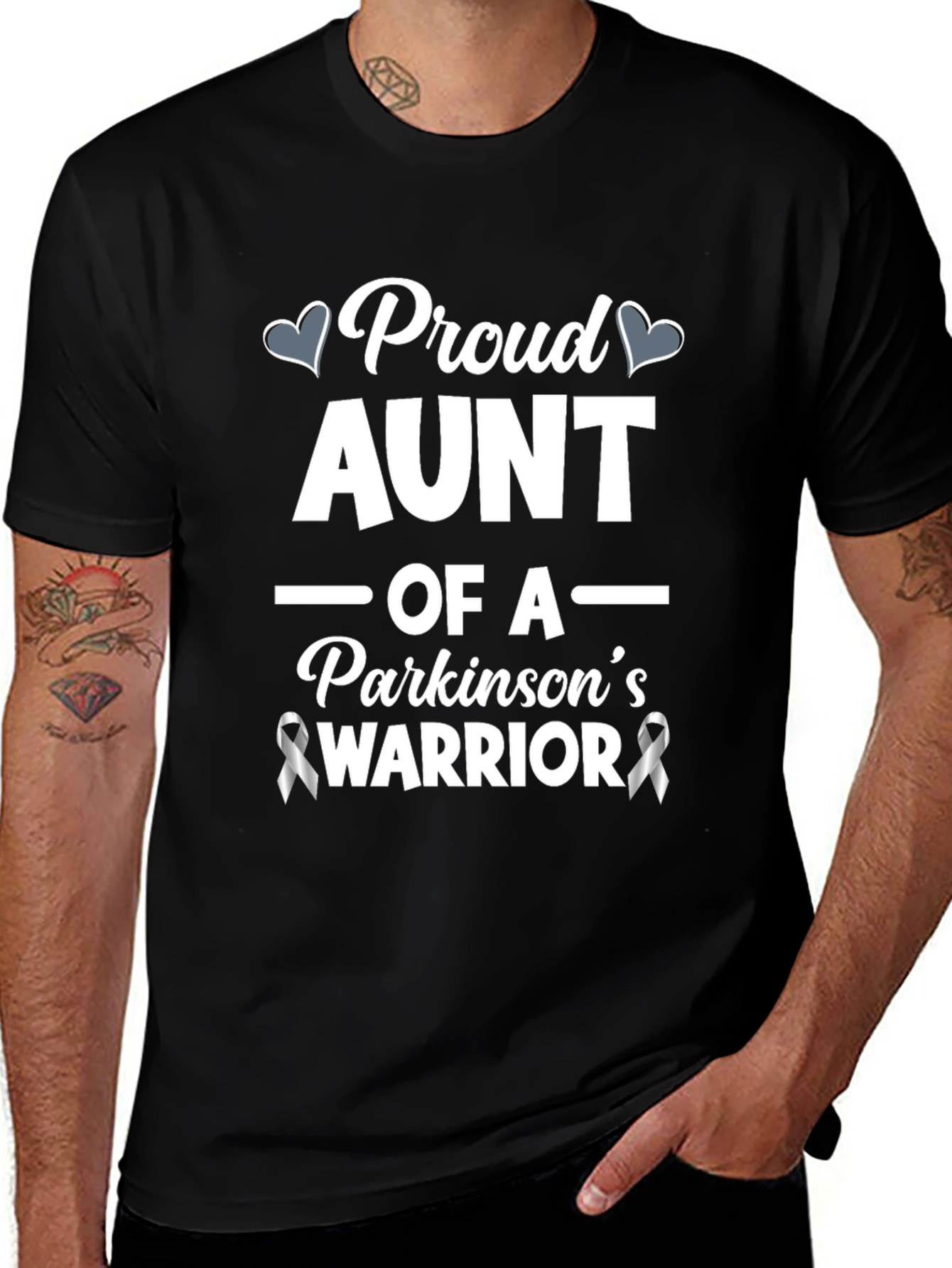Proud Aunt of a Parkinsons Warrior T-Shirt