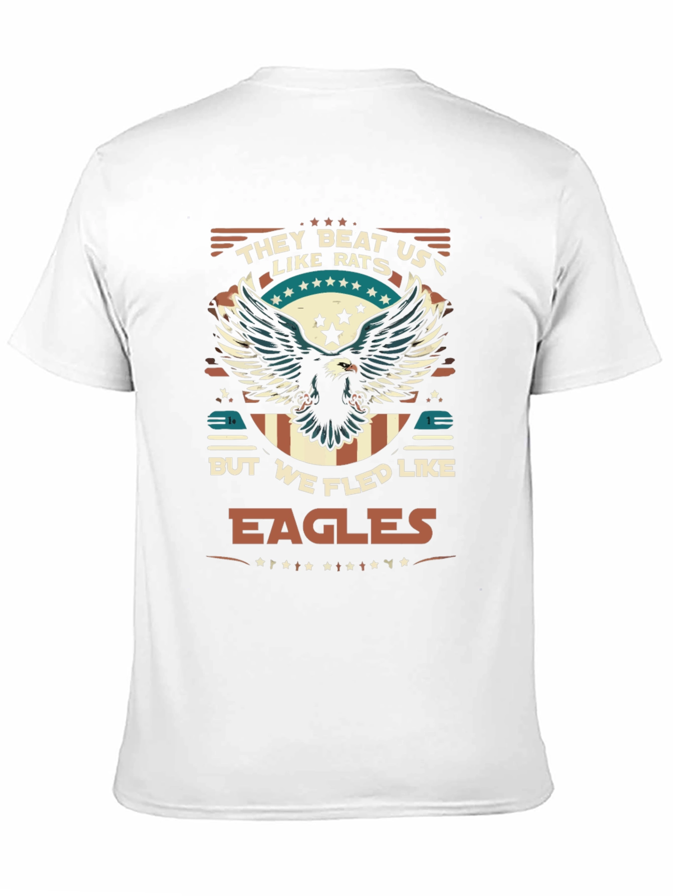 Patriotic Eagle Graphic T-Shirt