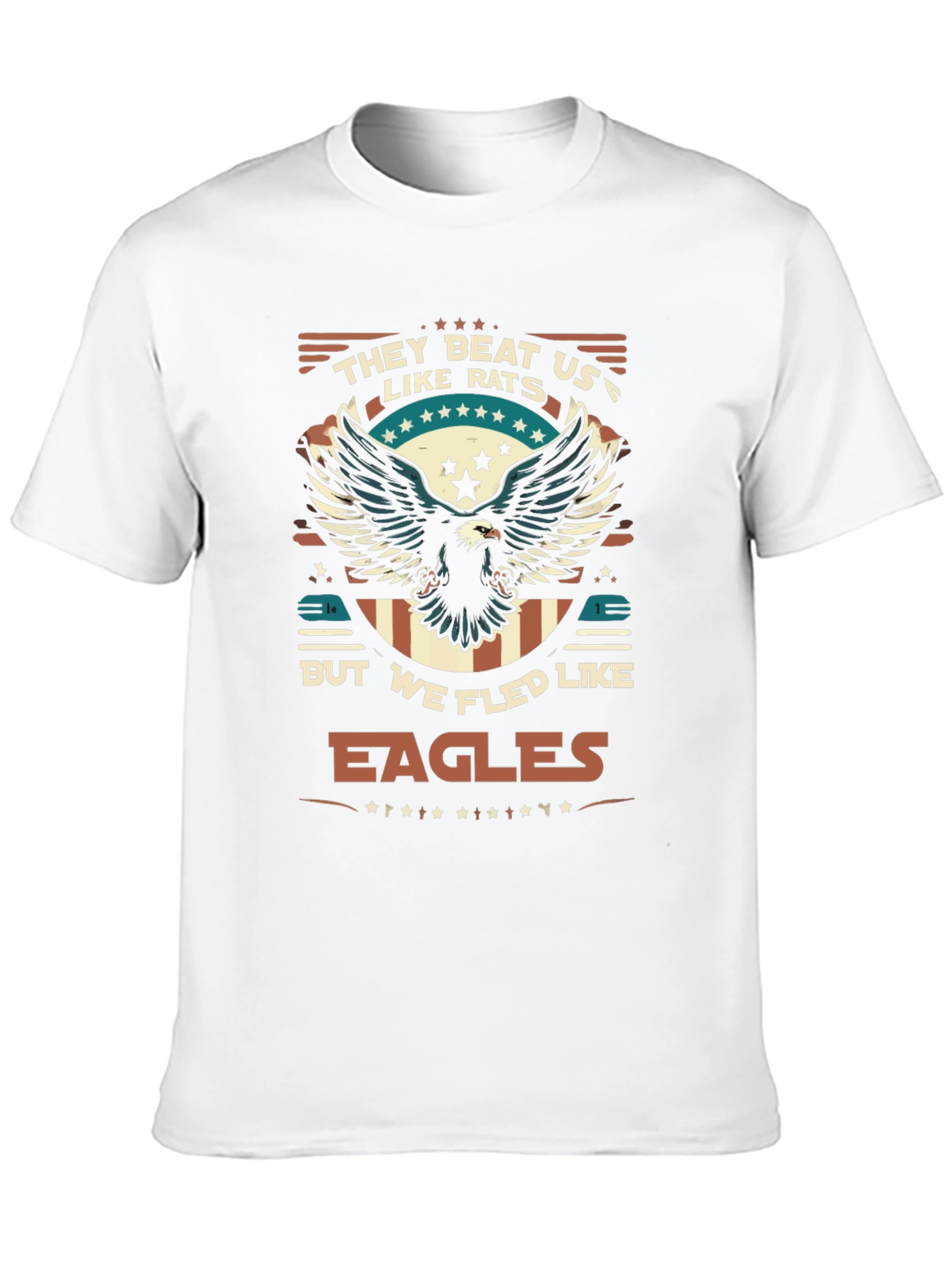 Patriotic Eagle Graphic T-Shirt