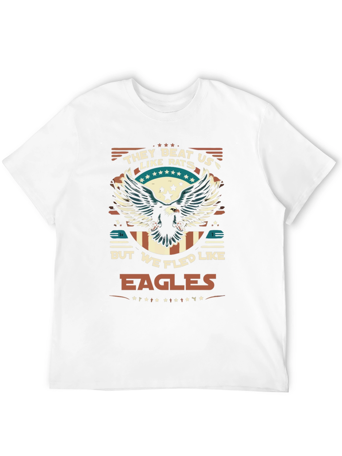 Patriotic Eagle Graphic T-Shirt