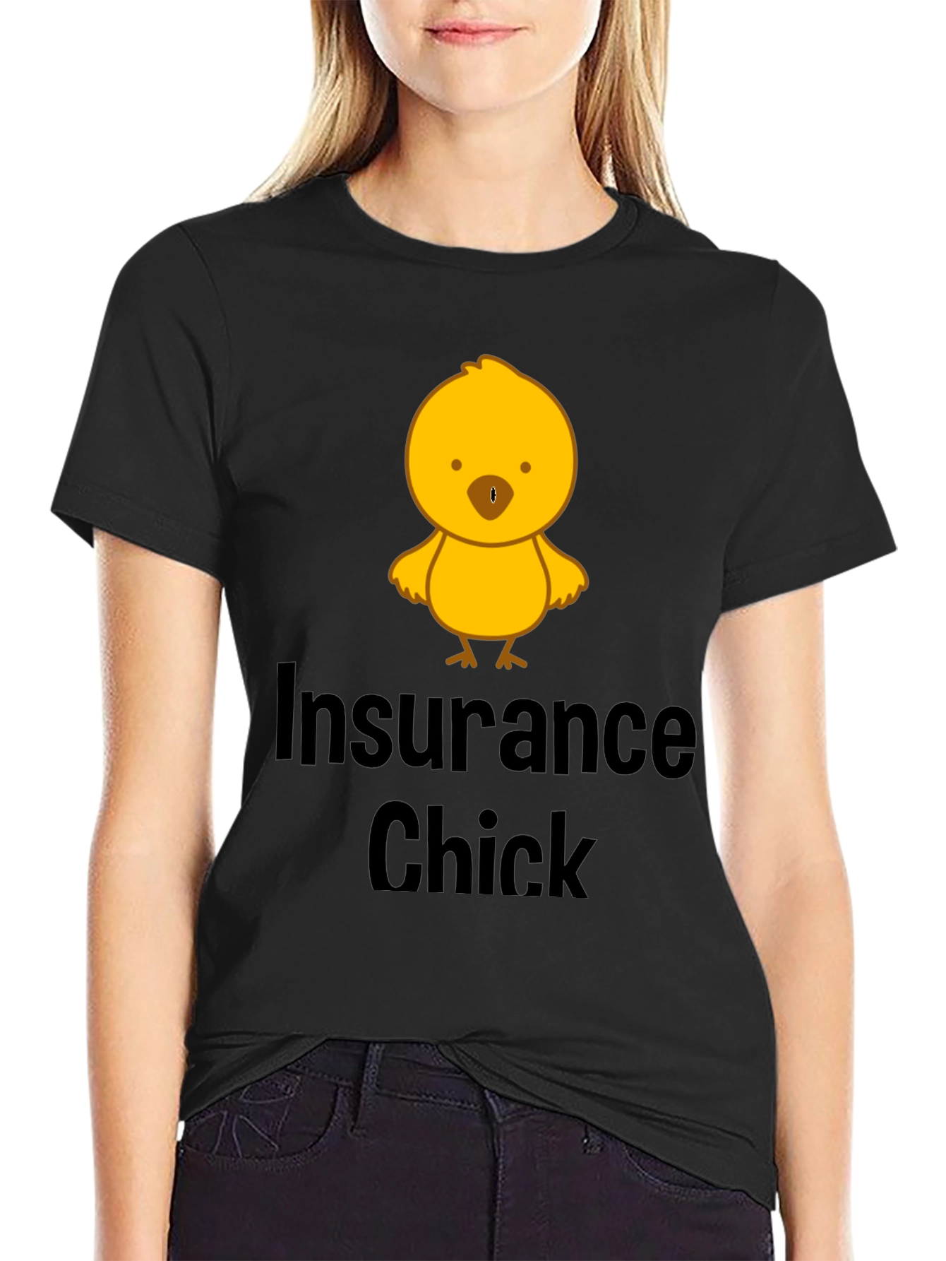 Insurance Chick T-Shirt - Funny & Unique Design