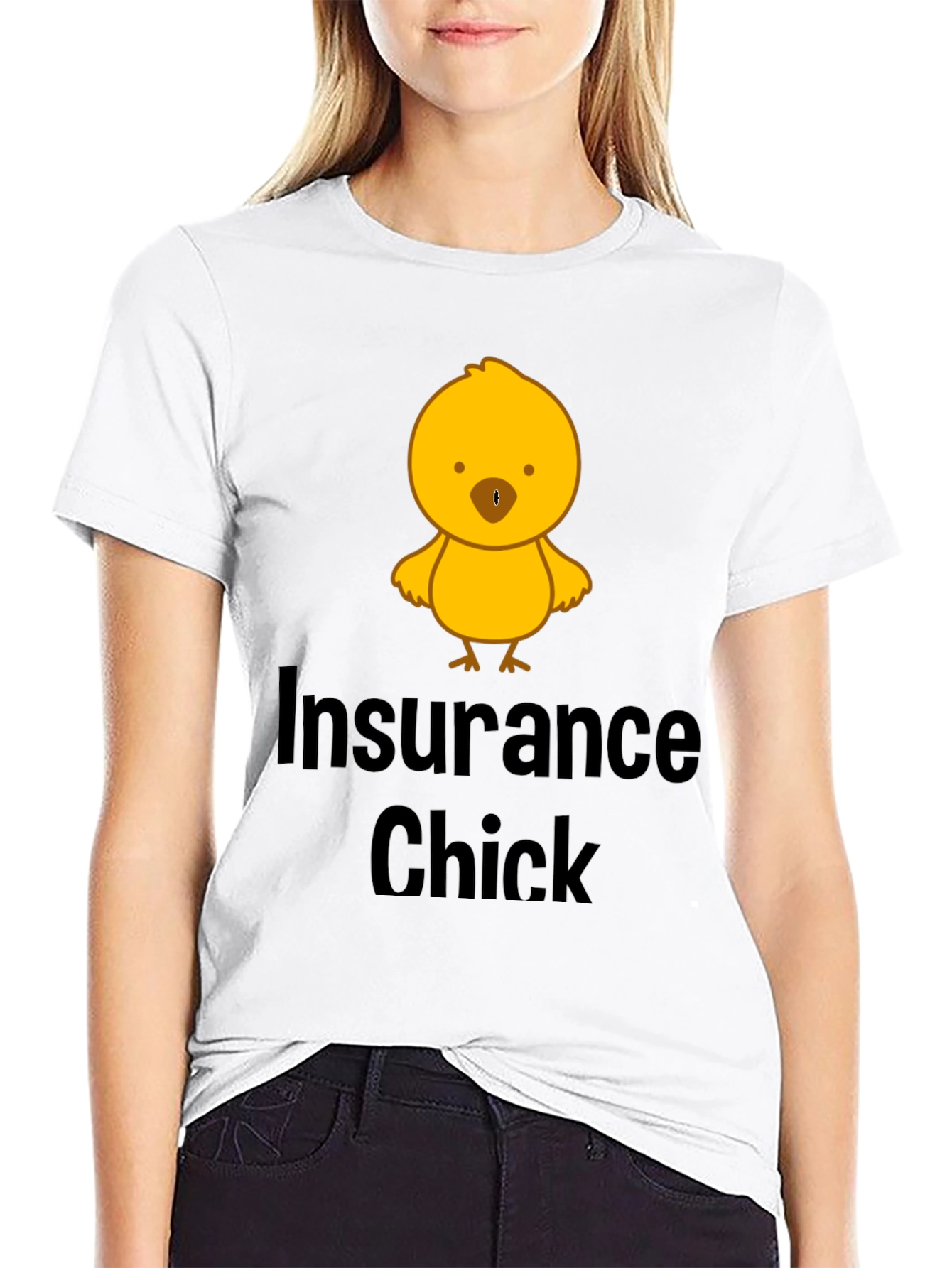 Insurance Chick T-Shirt - Funny & Unique Design