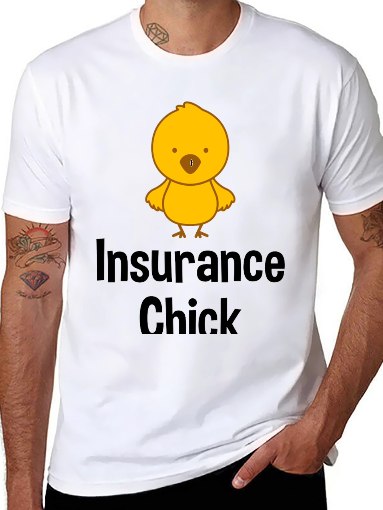 Insurance Chick T-Shirt - Funny & Unique Design