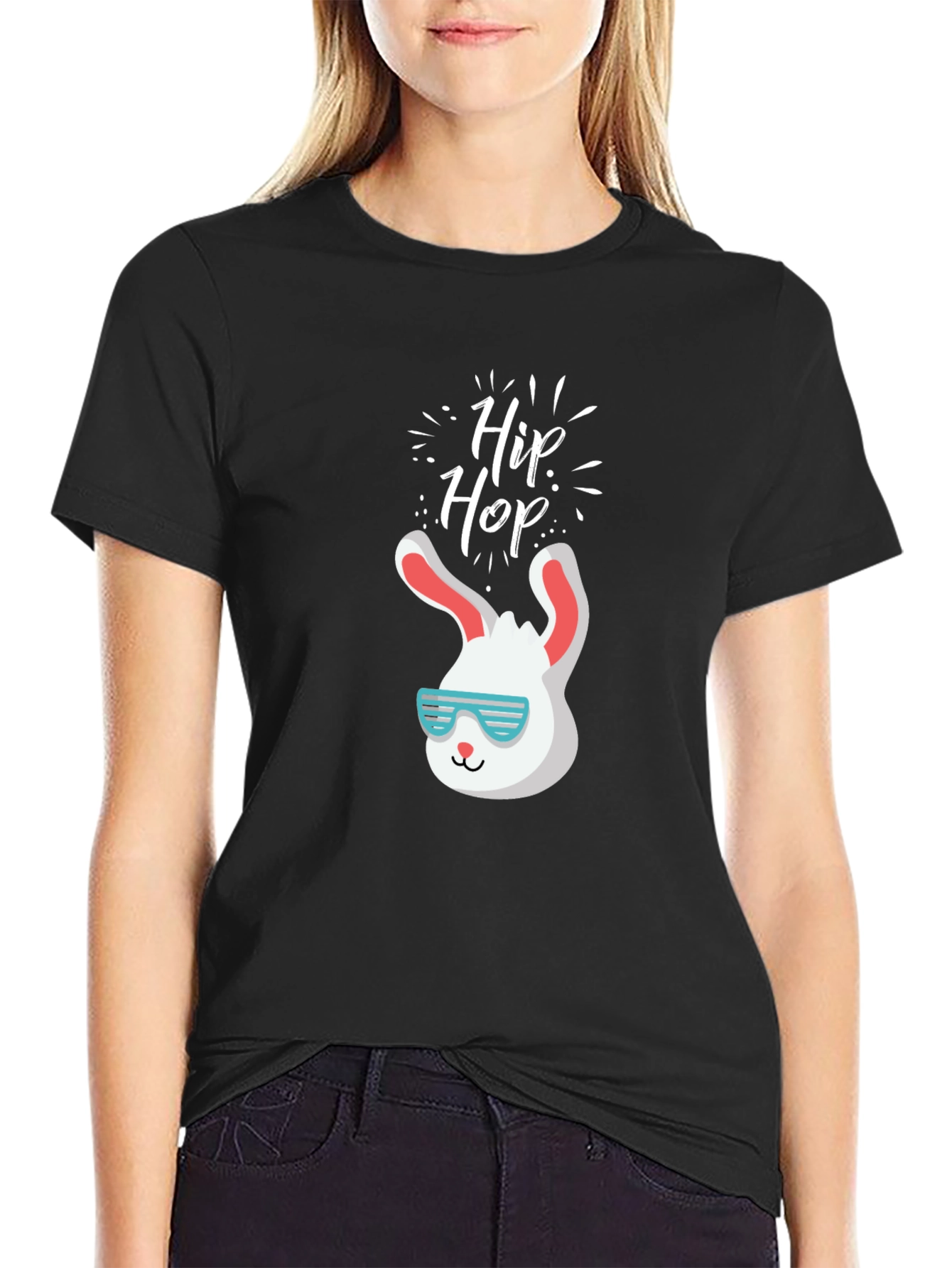 Hip Hop Easter Bunny T-Shirt - Cool Rabbit Tee
