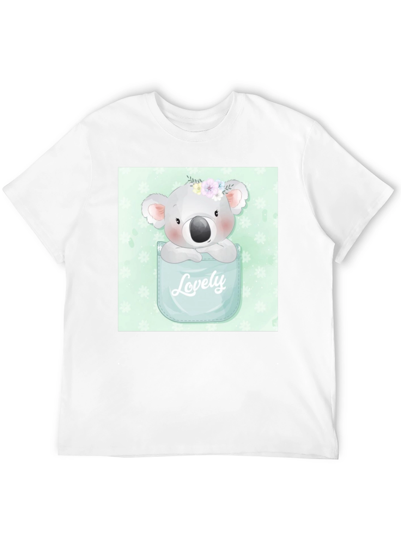 Koala Lovely Pocket T-Shirt - Adorable Graphic Tee