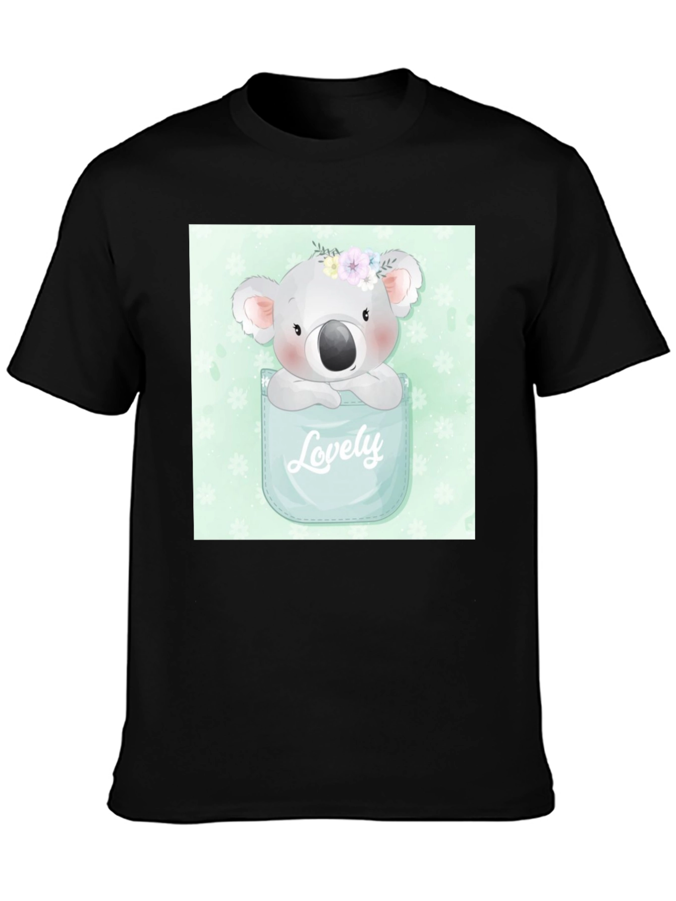 Koala Lovely Pocket T-Shirt - Adorable Graphic Tee
