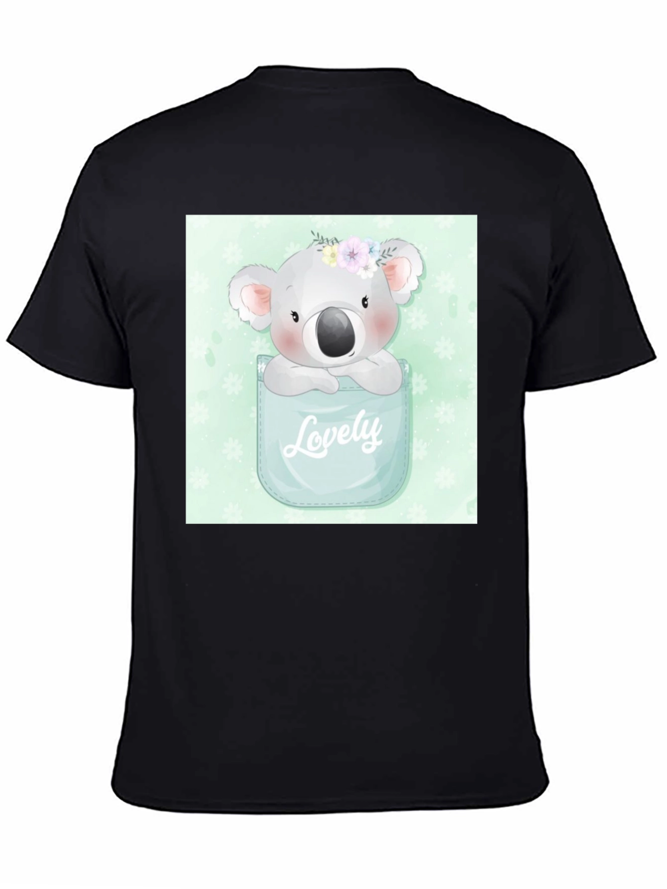 Koala Lovely Pocket T-Shirt - Adorable Graphic Tee