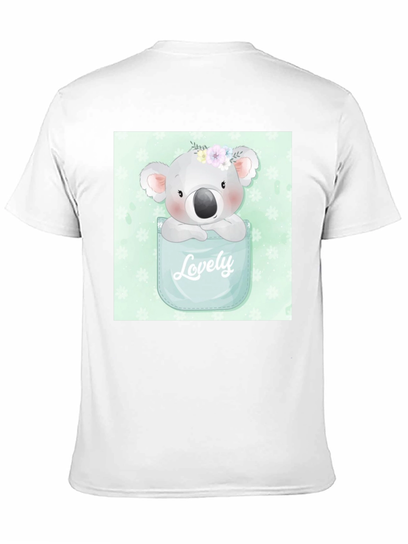Koala Lovely Pocket T-Shirt - Adorable Graphic Tee