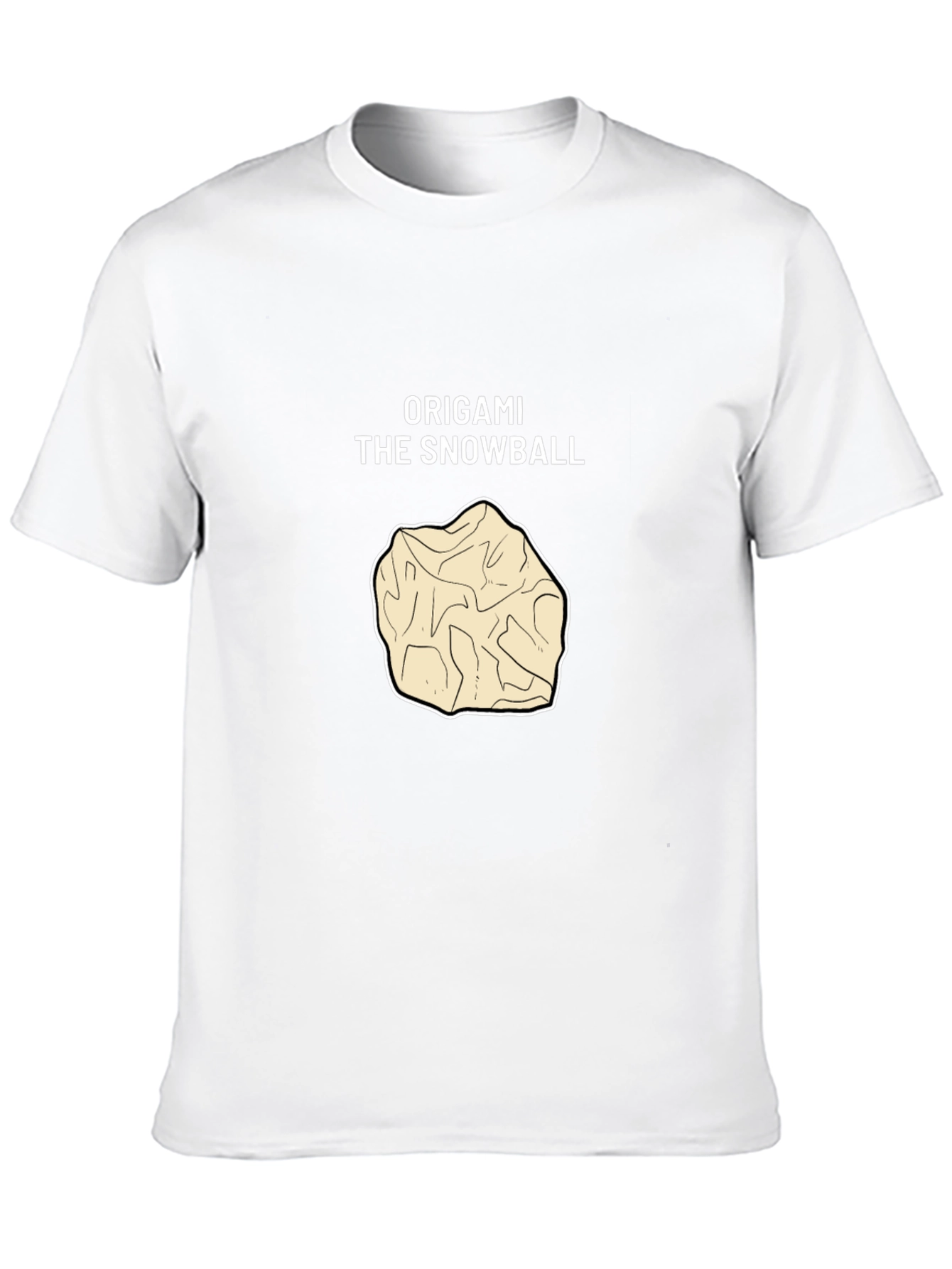 Origami Snowball Graphic Tee