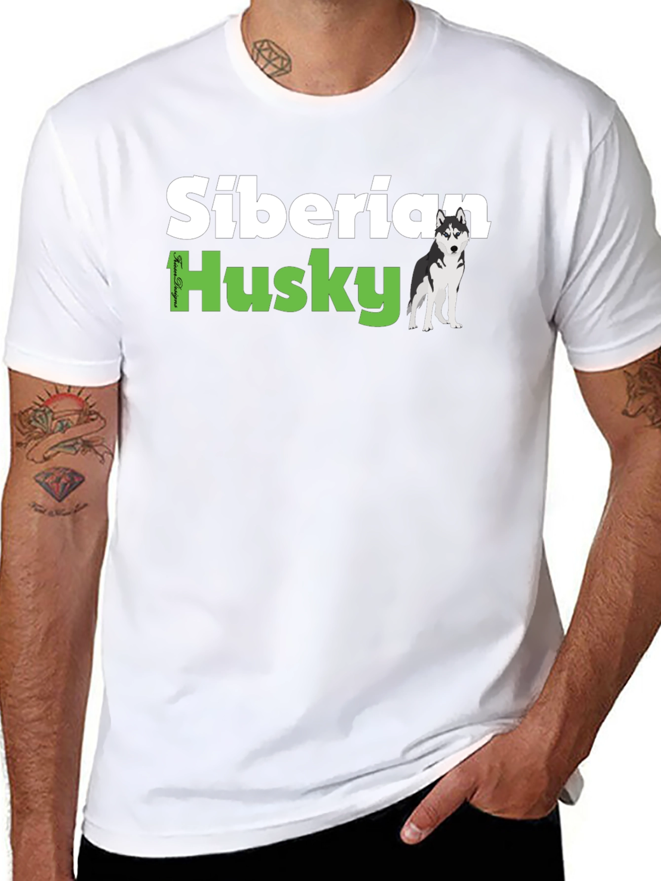Siberian Husky Graphic Tee - Dog Lover T-Shirt