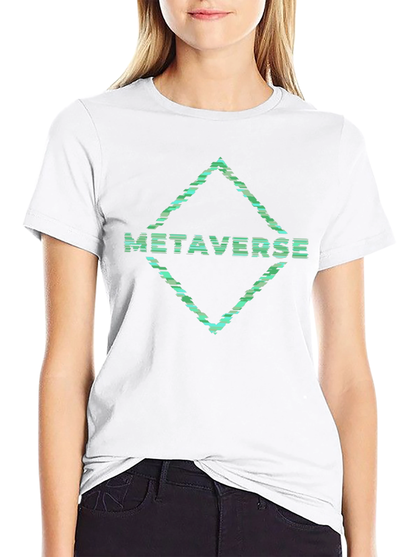 Metaverse Graphic Tee - Trendy Digital Fashion