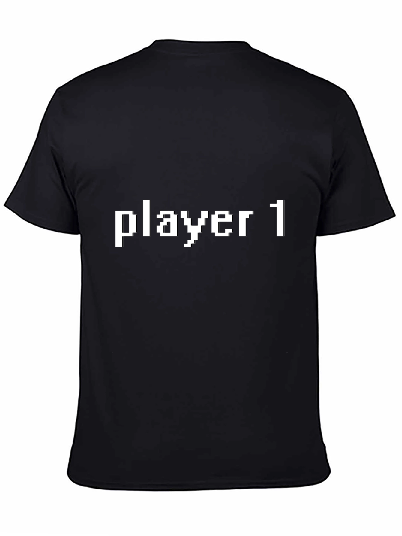 Player 1 Graphic Tee - Black Gamer T-Shirt