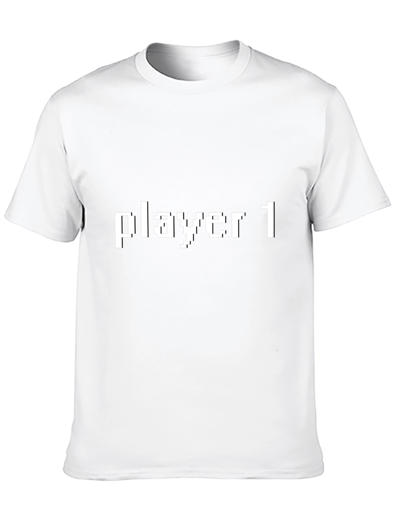 Player 1 Graphic Tee - Black Gamer T-Shirt