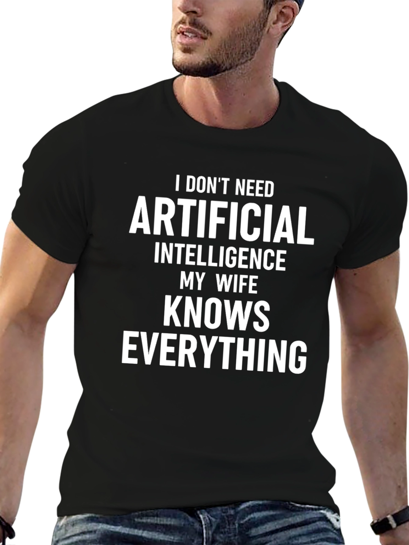 Funny My Wife Knows Everything Graphic T-Shirt