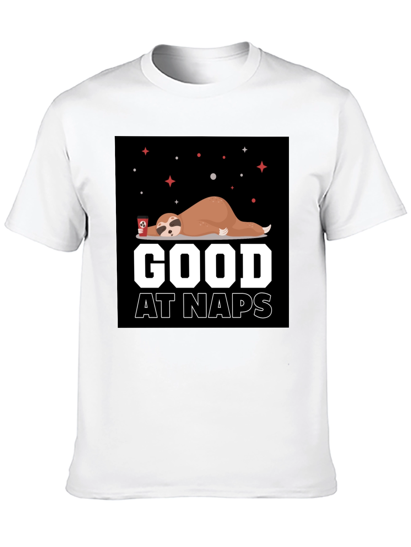Good at Naps Sloth Graphic T-Shirt