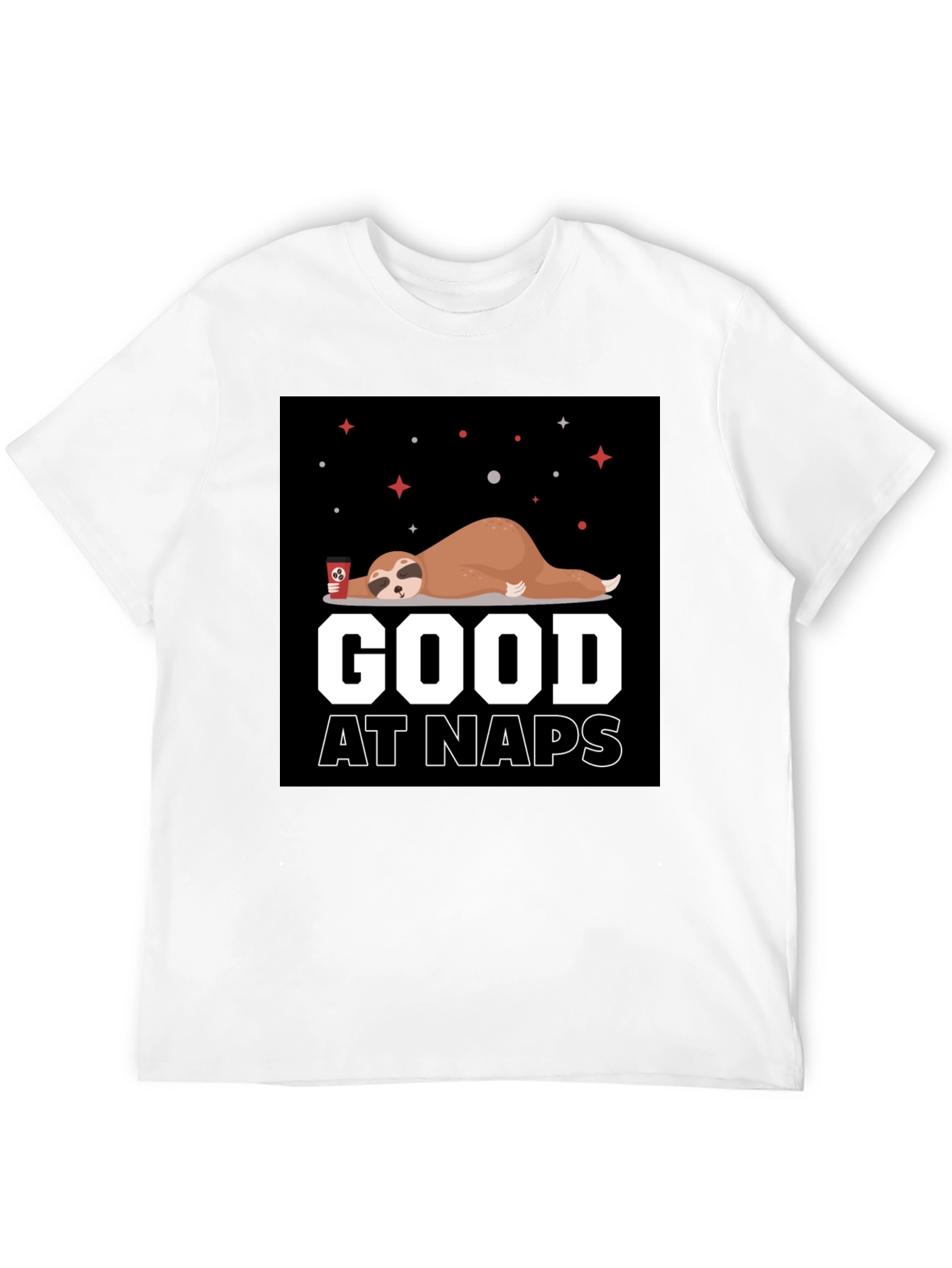 Good at Naps Sloth Graphic T-Shirt