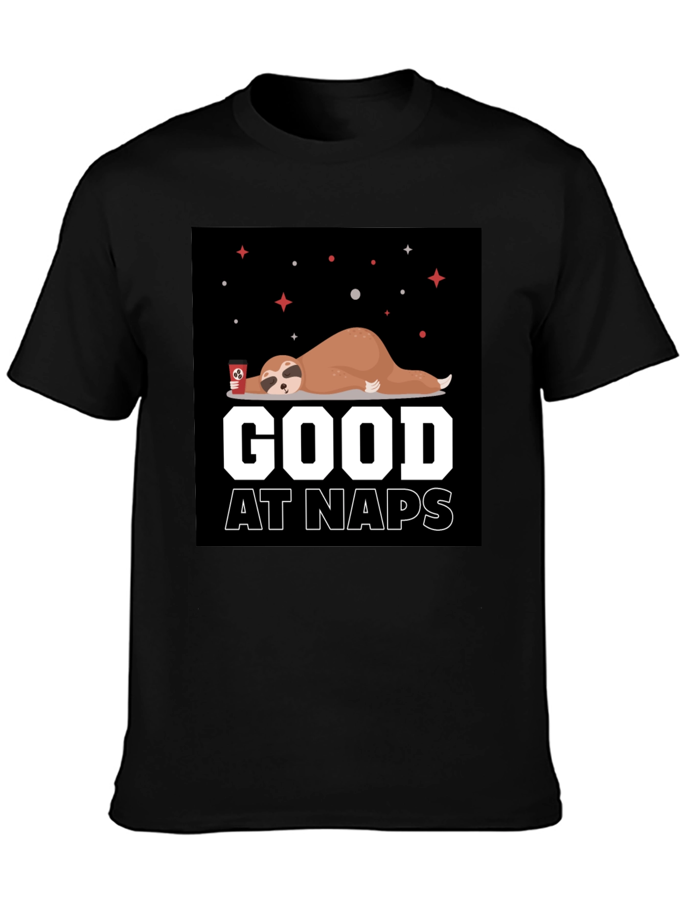 Good at Naps Sloth Graphic T-Shirt