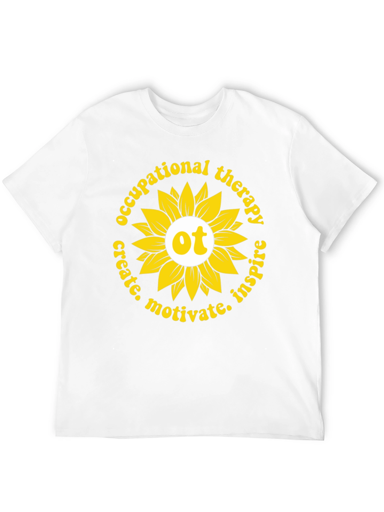 Occupational Therapy Sunflower Graphic T-Shirt