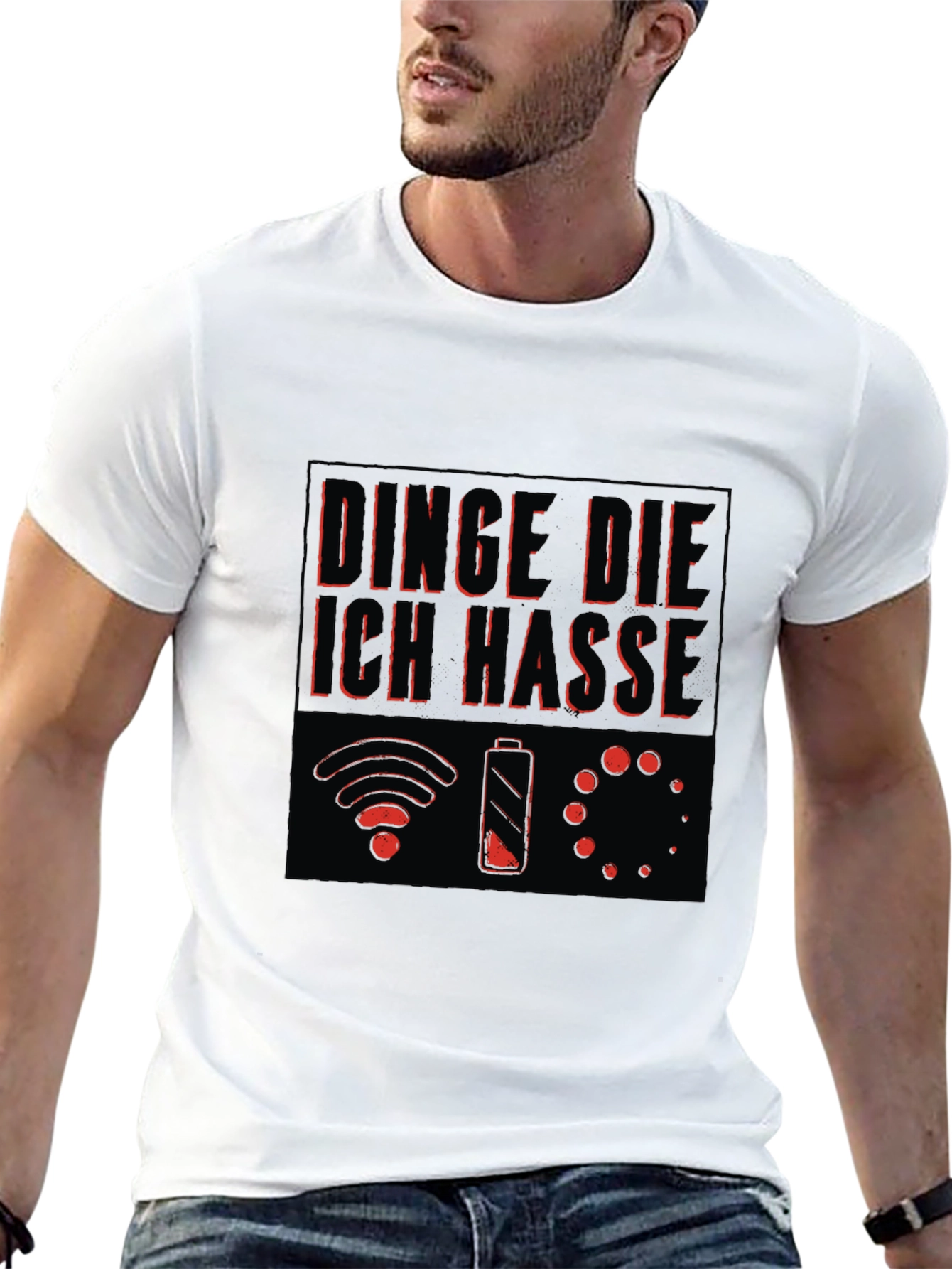 Humorous Things I Hate Black Graphic Tee