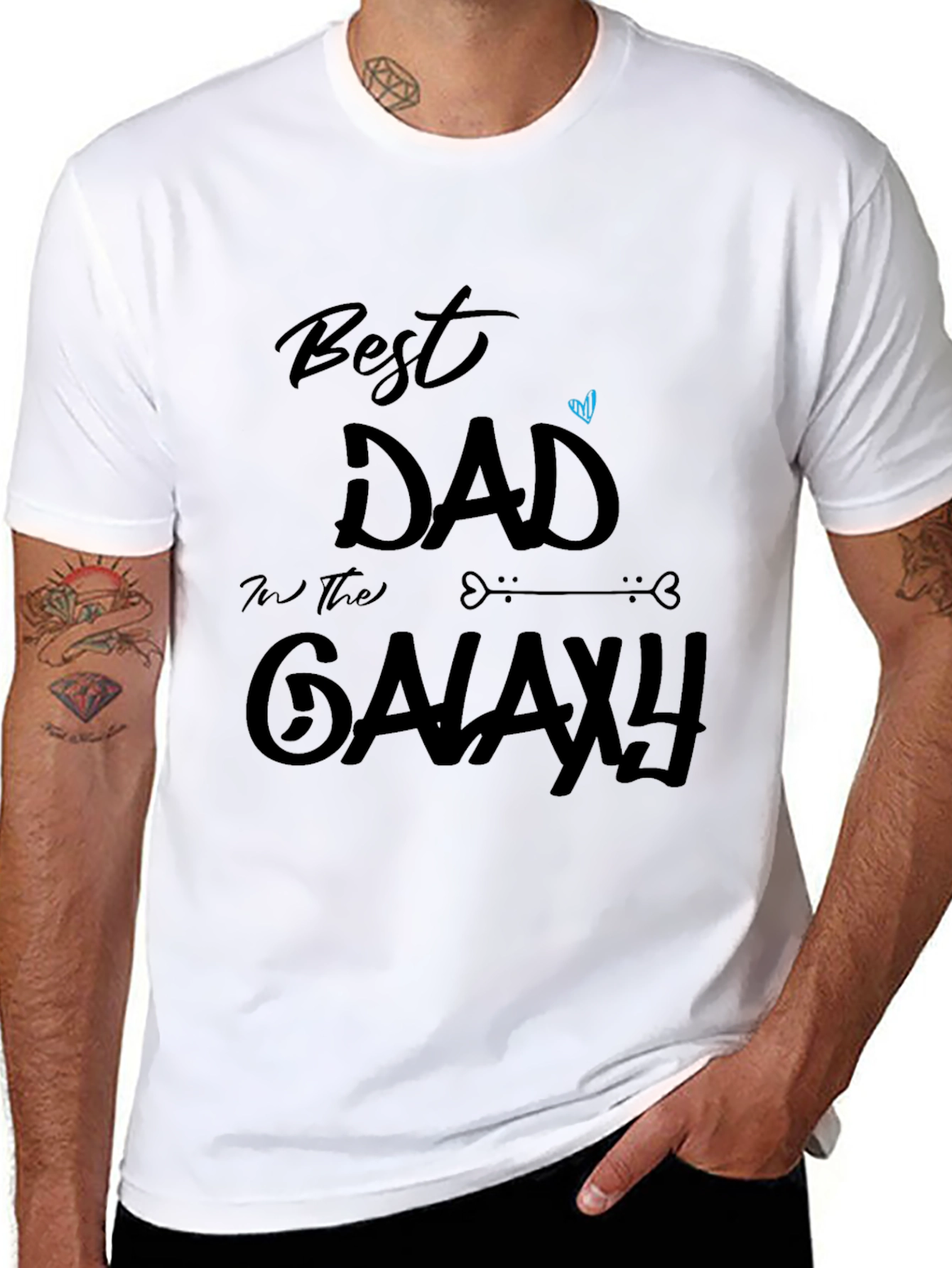 Best Dad in the Galaxy Mens T-Shirt