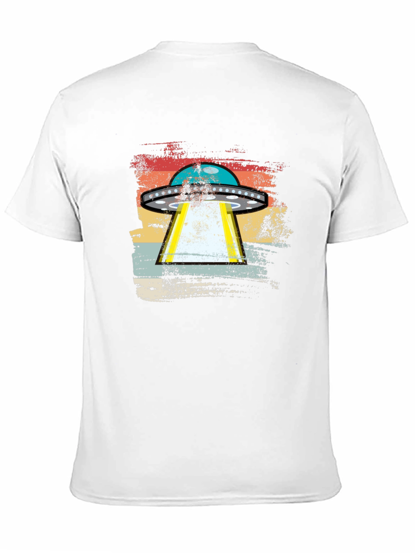 Retro UFO Abduction T-Shirt - Alien Invasion Graphic Tee