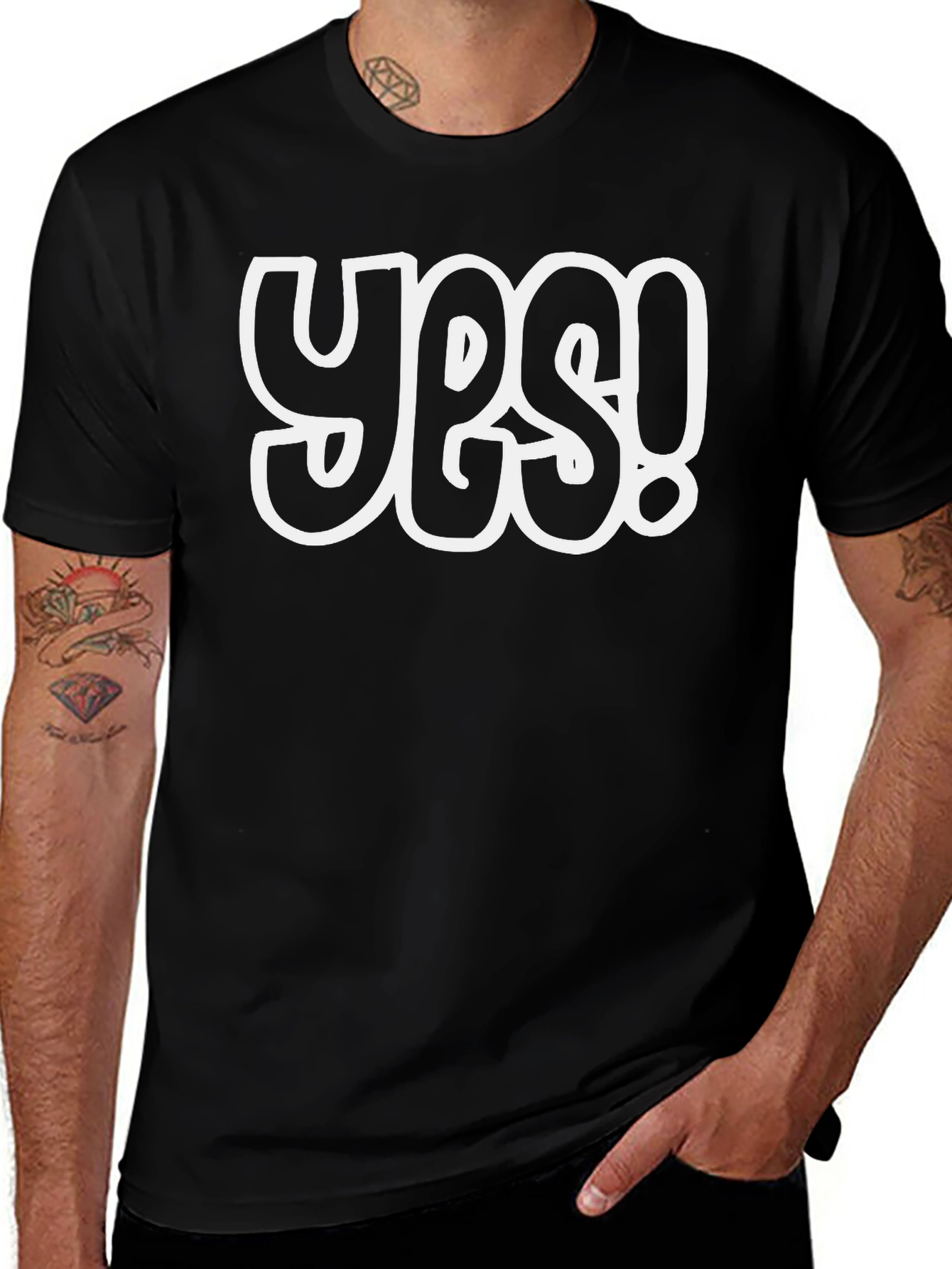 Yes! Graphic Tee - Bold Statement Shirt