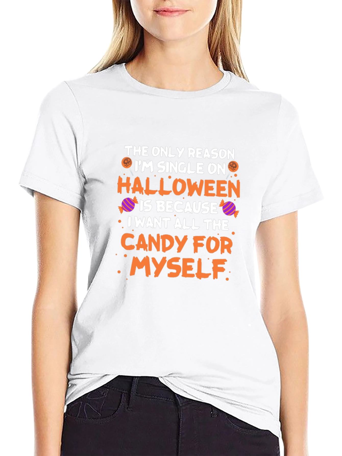 Single on Halloween Candy T-Shirt