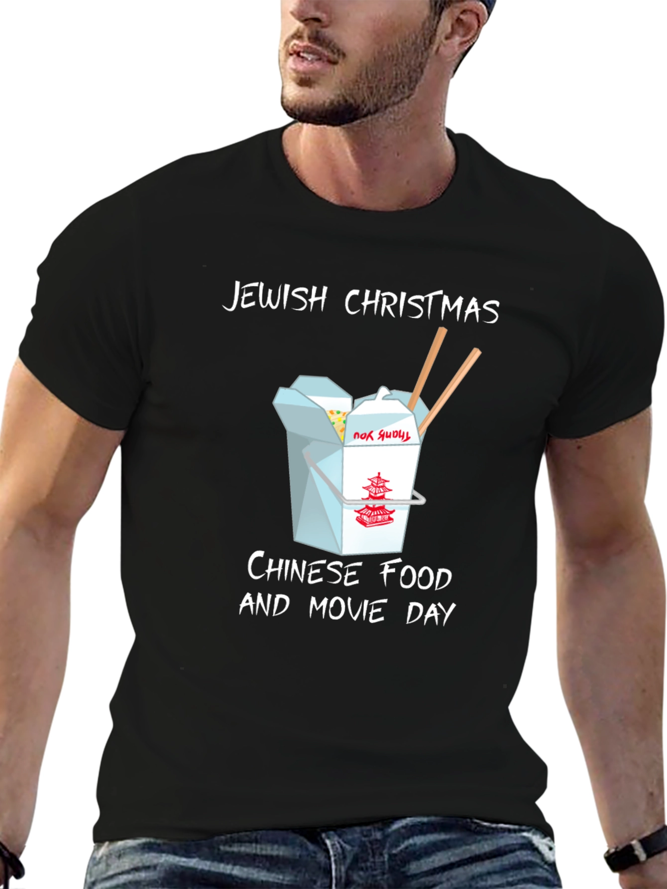 Jewish Christmas Chinese Food & Movie Day T-Shirt