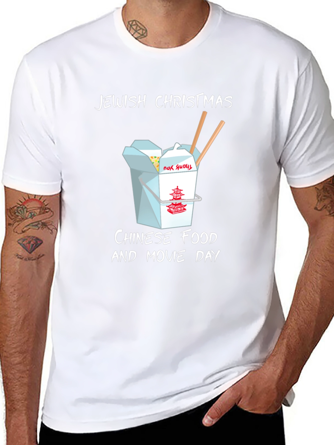 Jewish Christmas Chinese Food & Movie Day T-Shirt