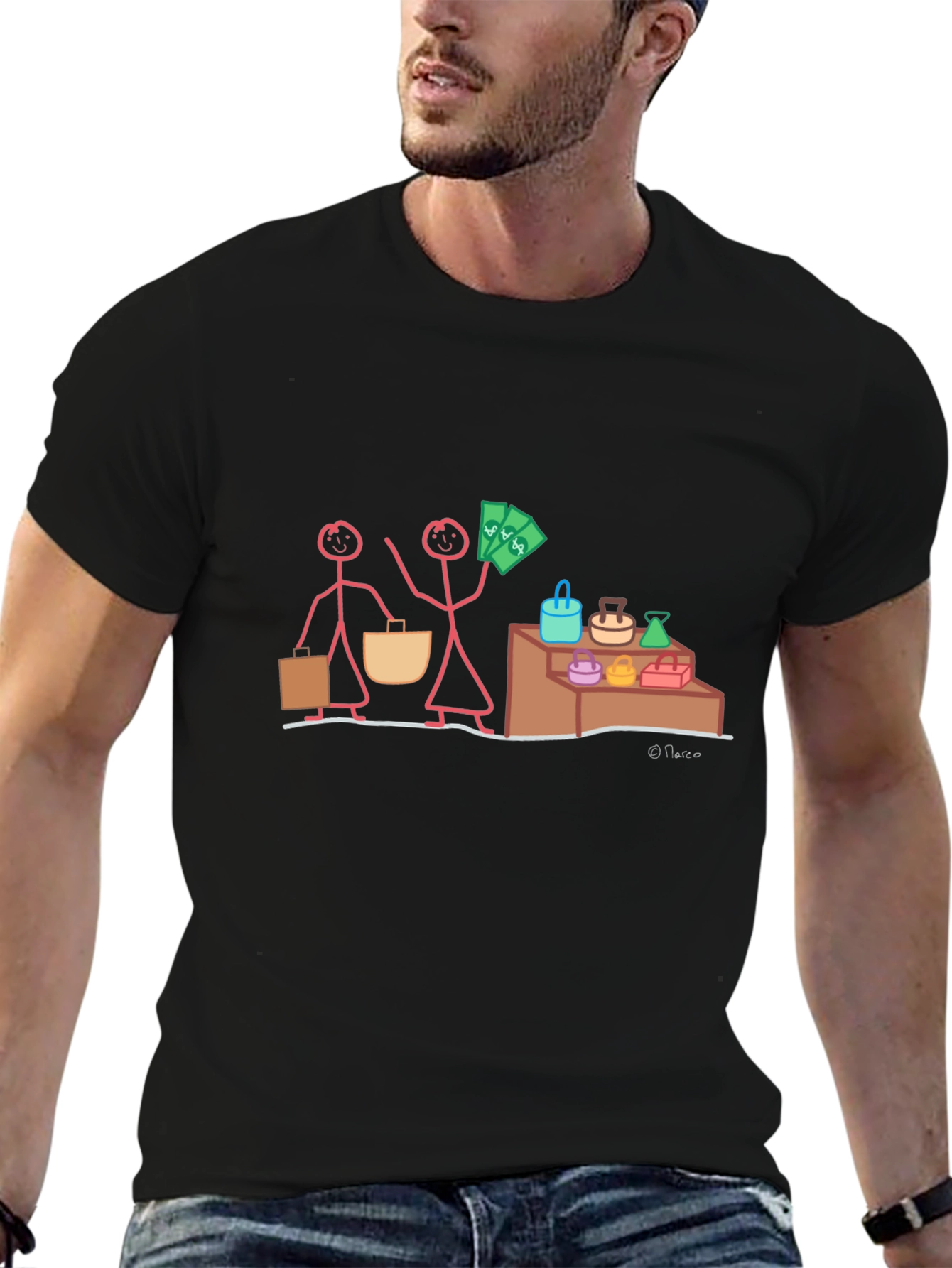 Funny Shopper T-Shirt