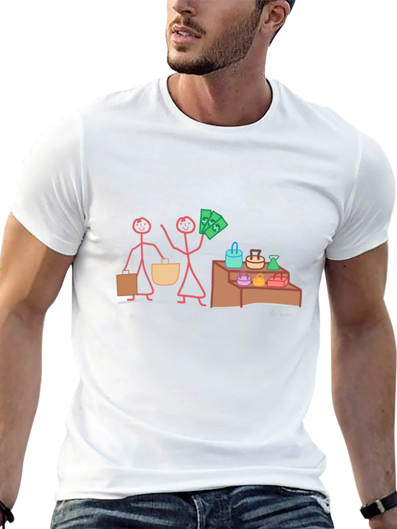 Funny Shopper T-Shirt