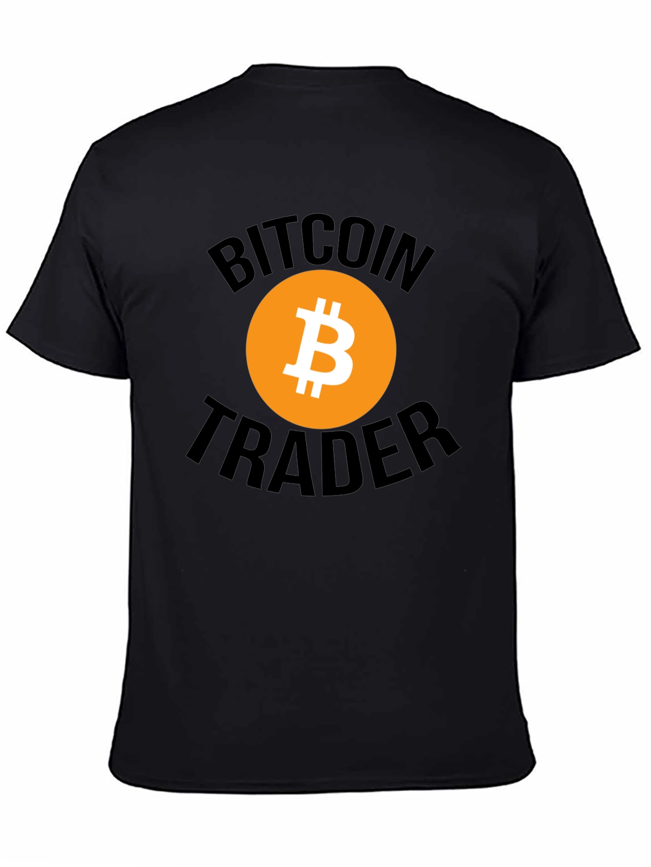 Bitcoin Trader Black T-Shirt Cryptocurrency Tee
