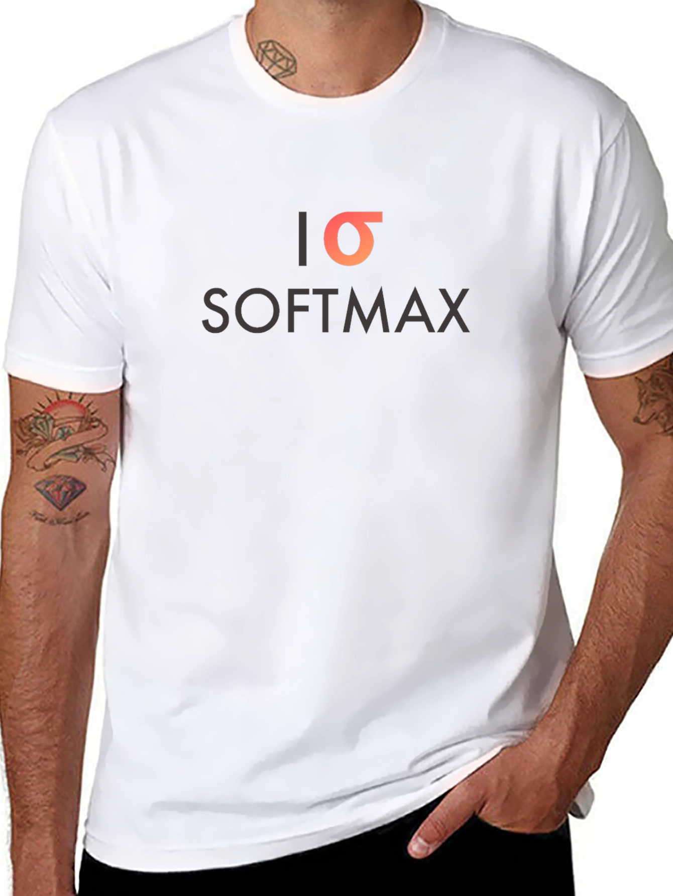 I (Sigma) Softmax - Black Tee