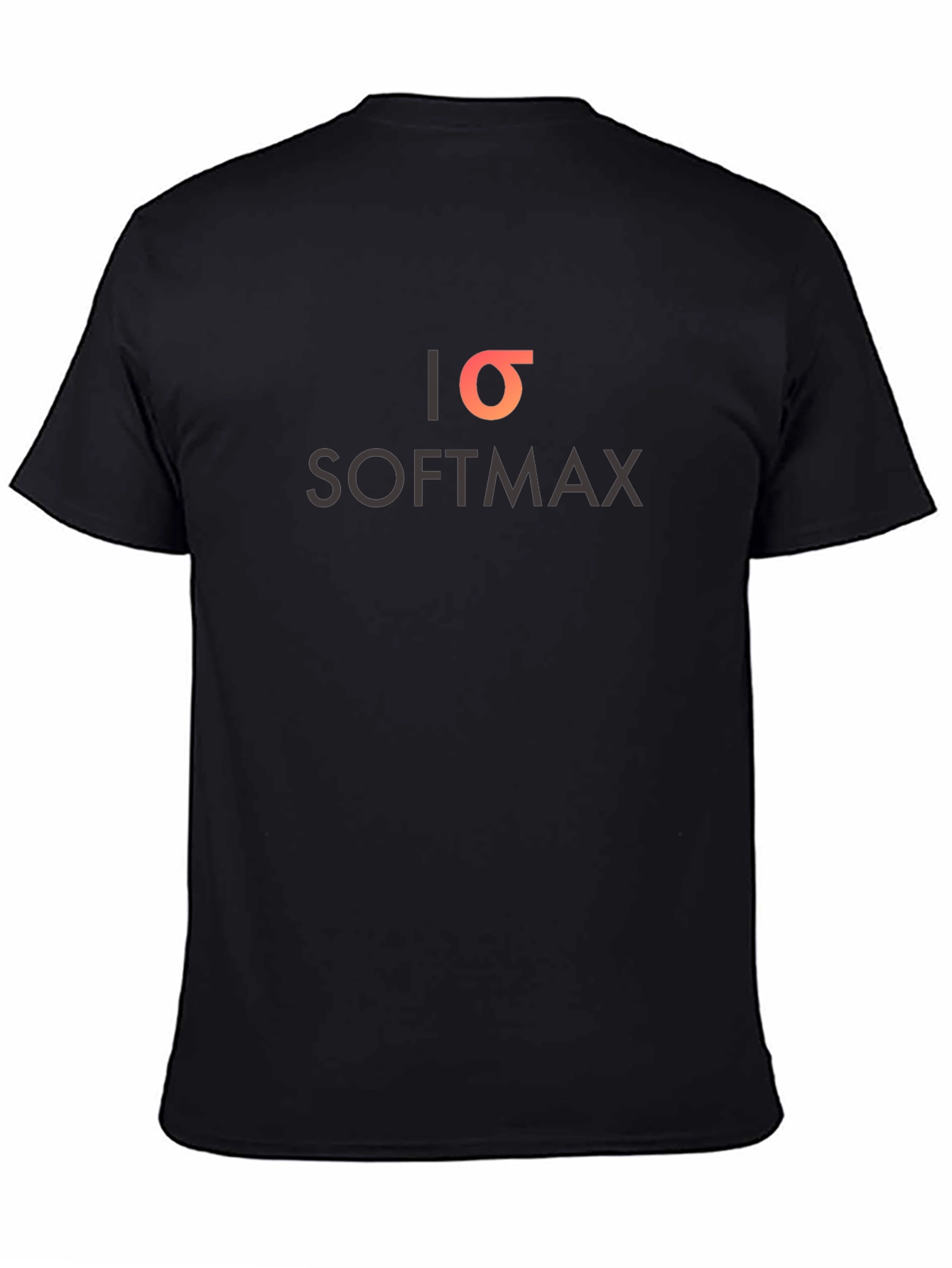 I (Sigma) Softmax - Black Tee
