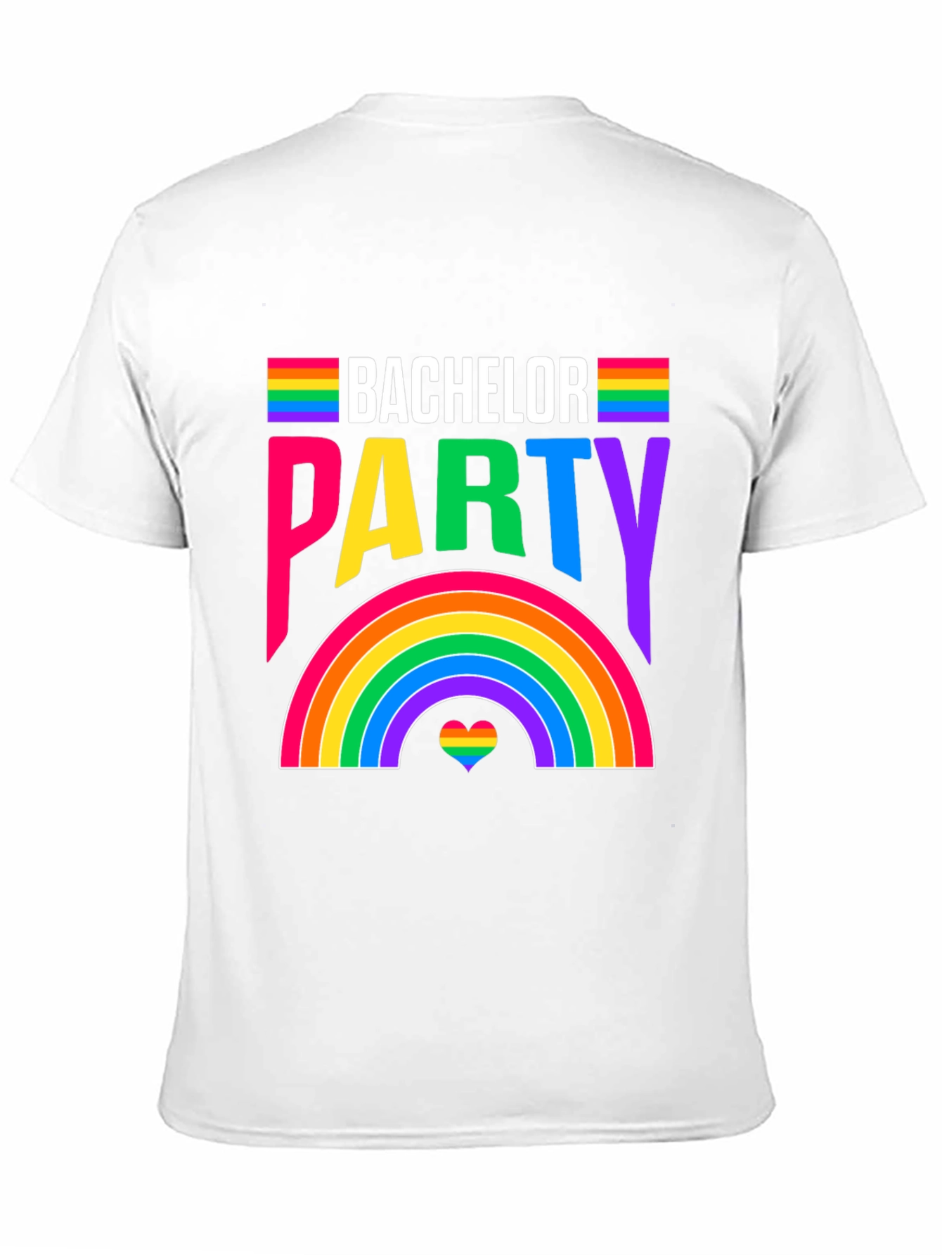 Bachelor Party Rainbow Pride T-Shirt