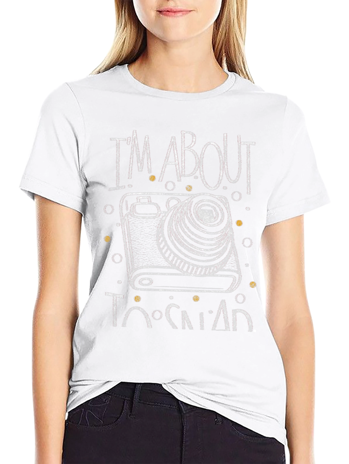 Im About to Snap Camera Graphic T-Shirt