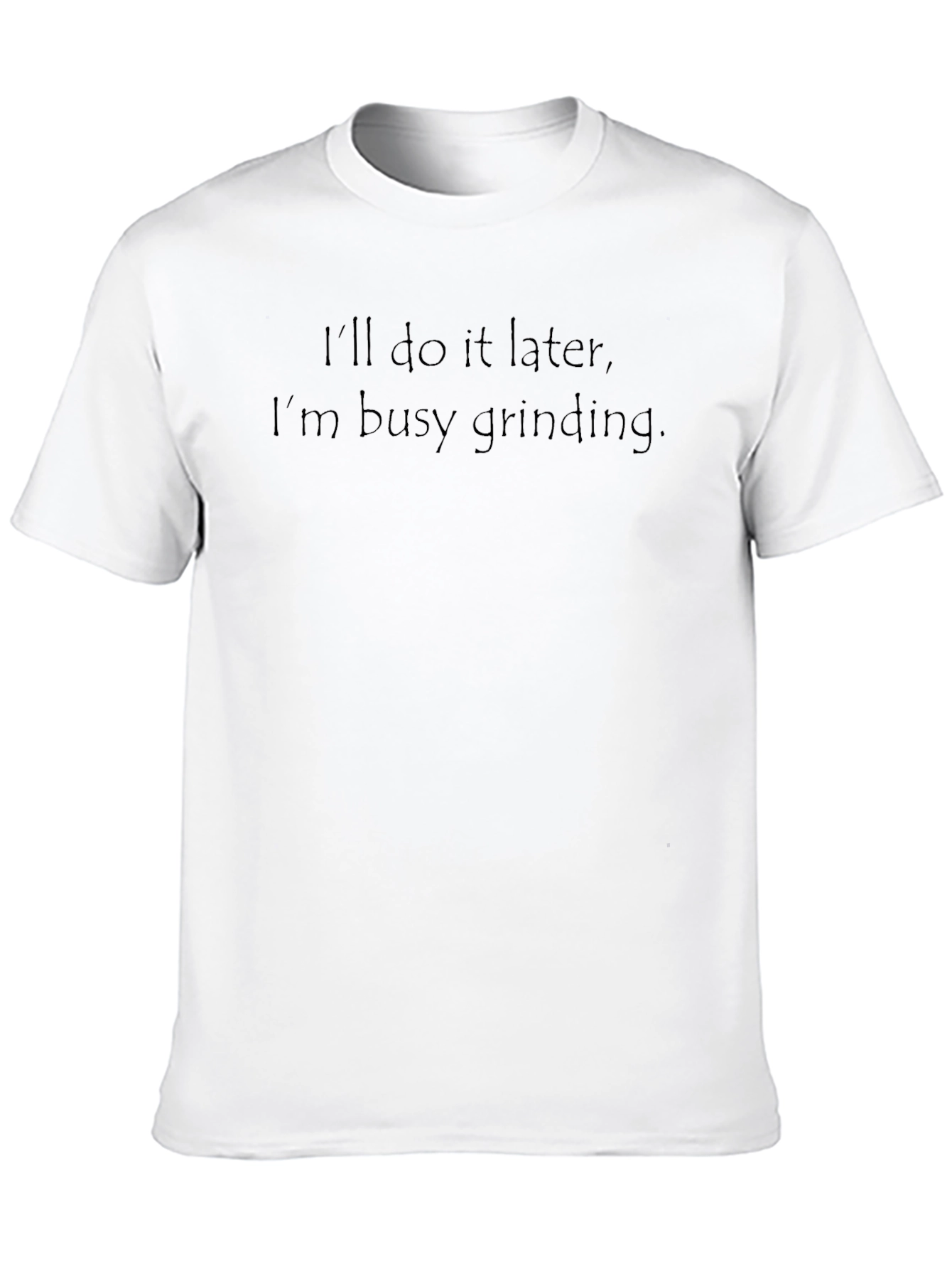 Grinding Mode Black T-Shirt