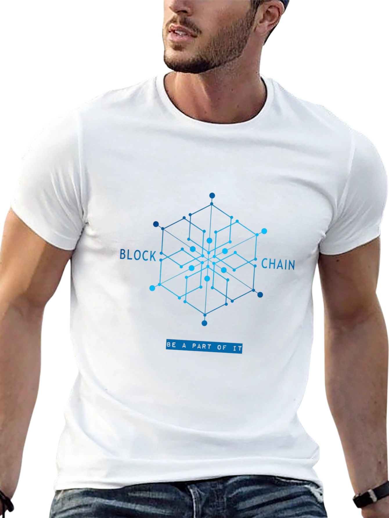Blockchain Graphic Tee - Be a Part of It