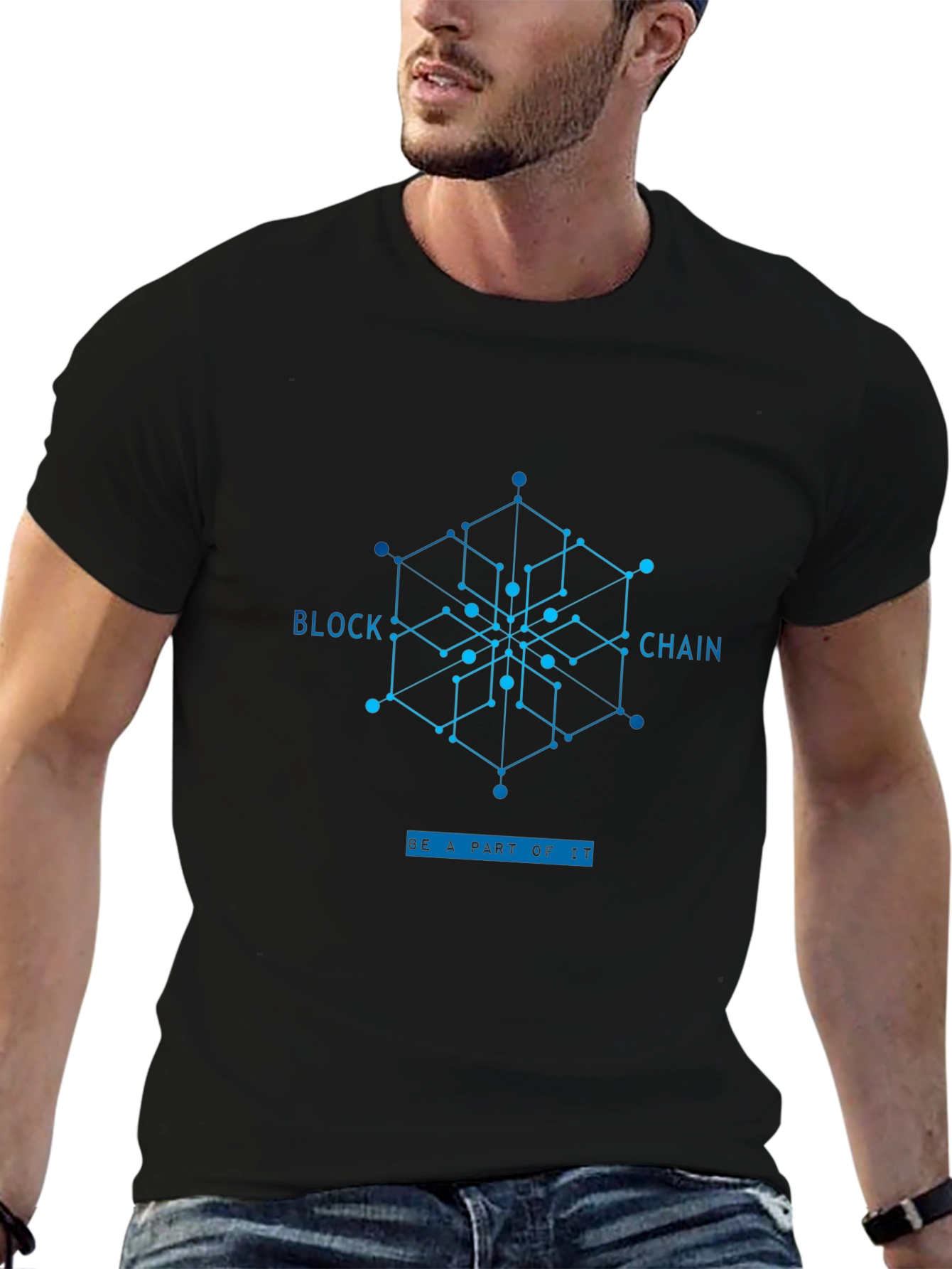 Blockchain Graphic Tee - Be a Part of It