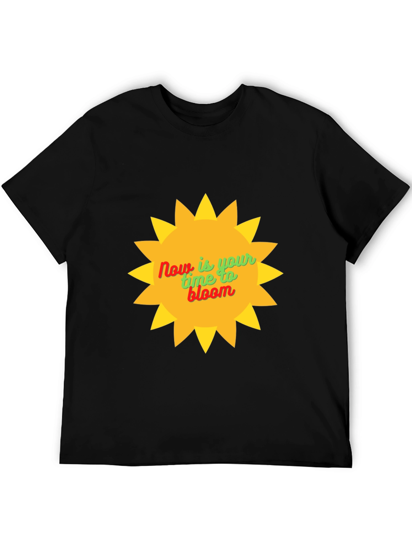 Bloom Now Black T-Shirt