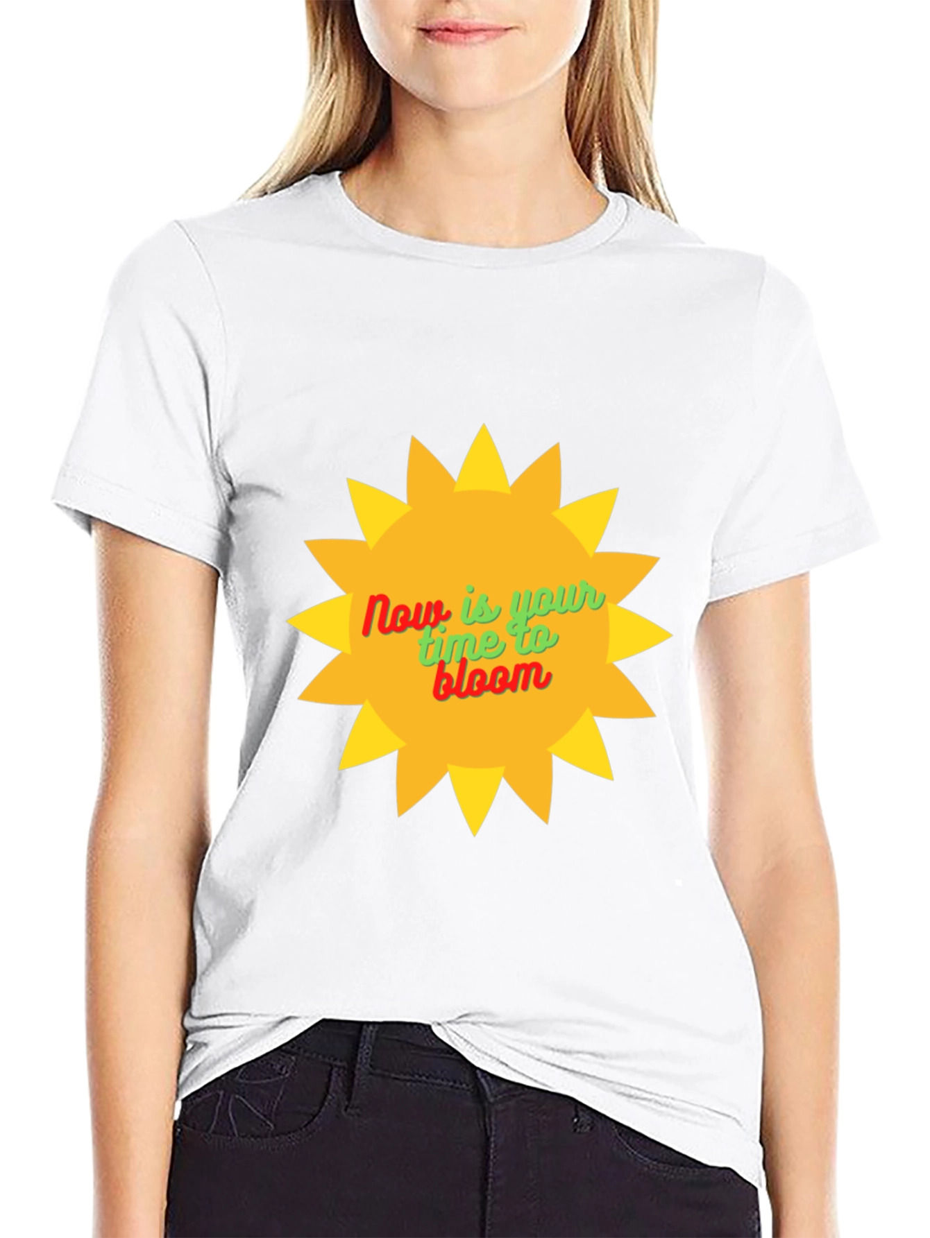 Bloom Now Black T-Shirt