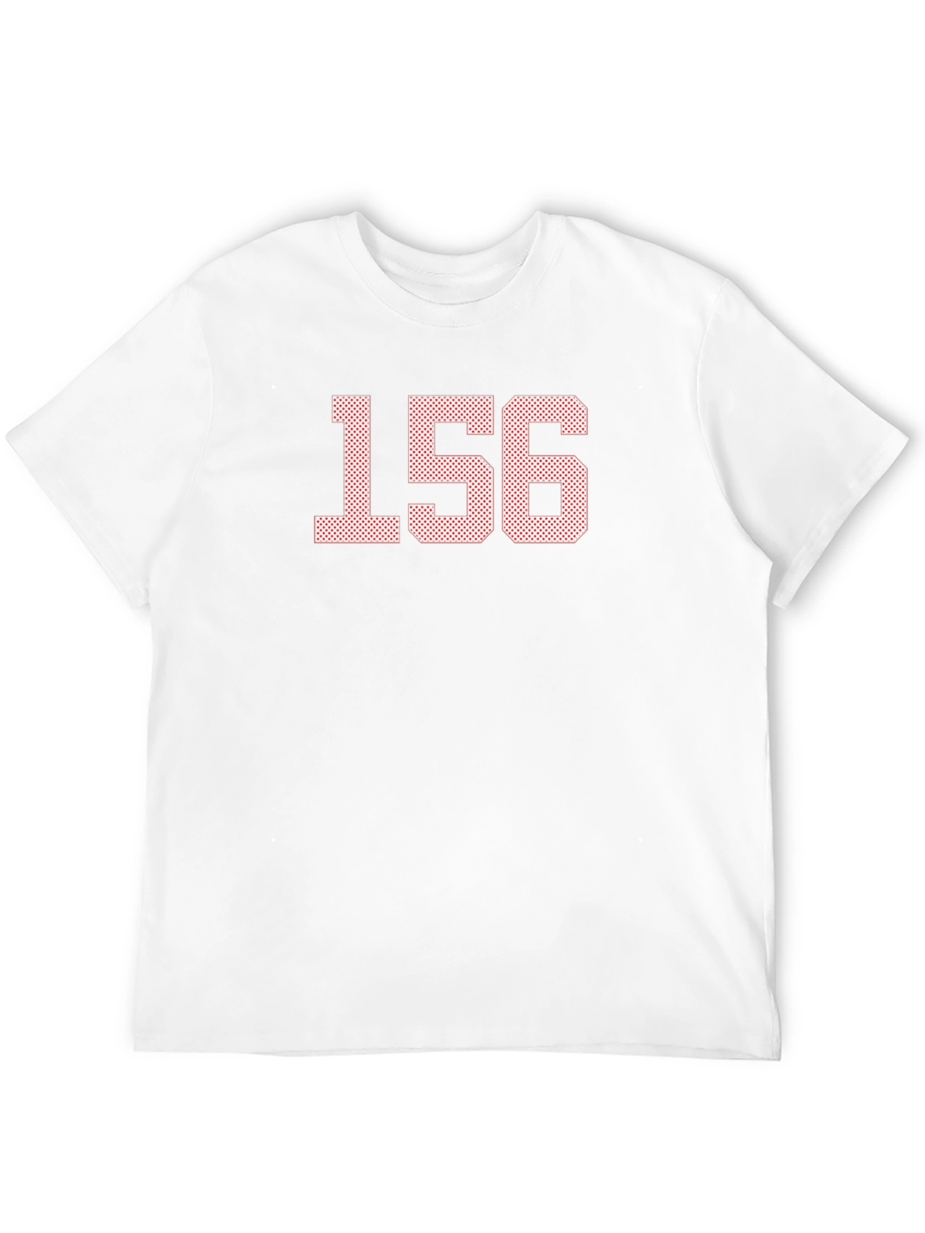 Mens Black T-Shirt with 156 Graphic