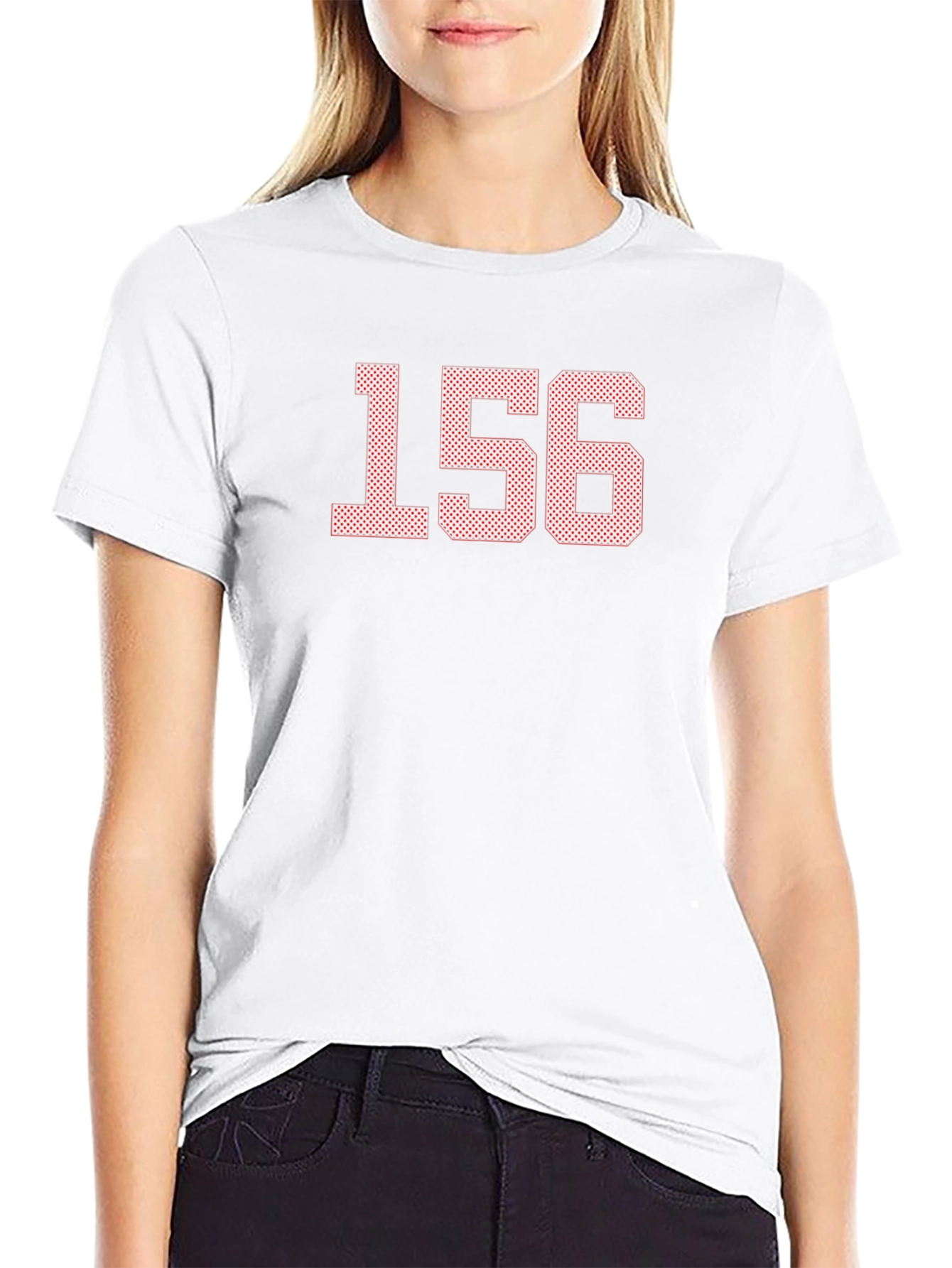 Mens Black T-Shirt with 156 Graphic