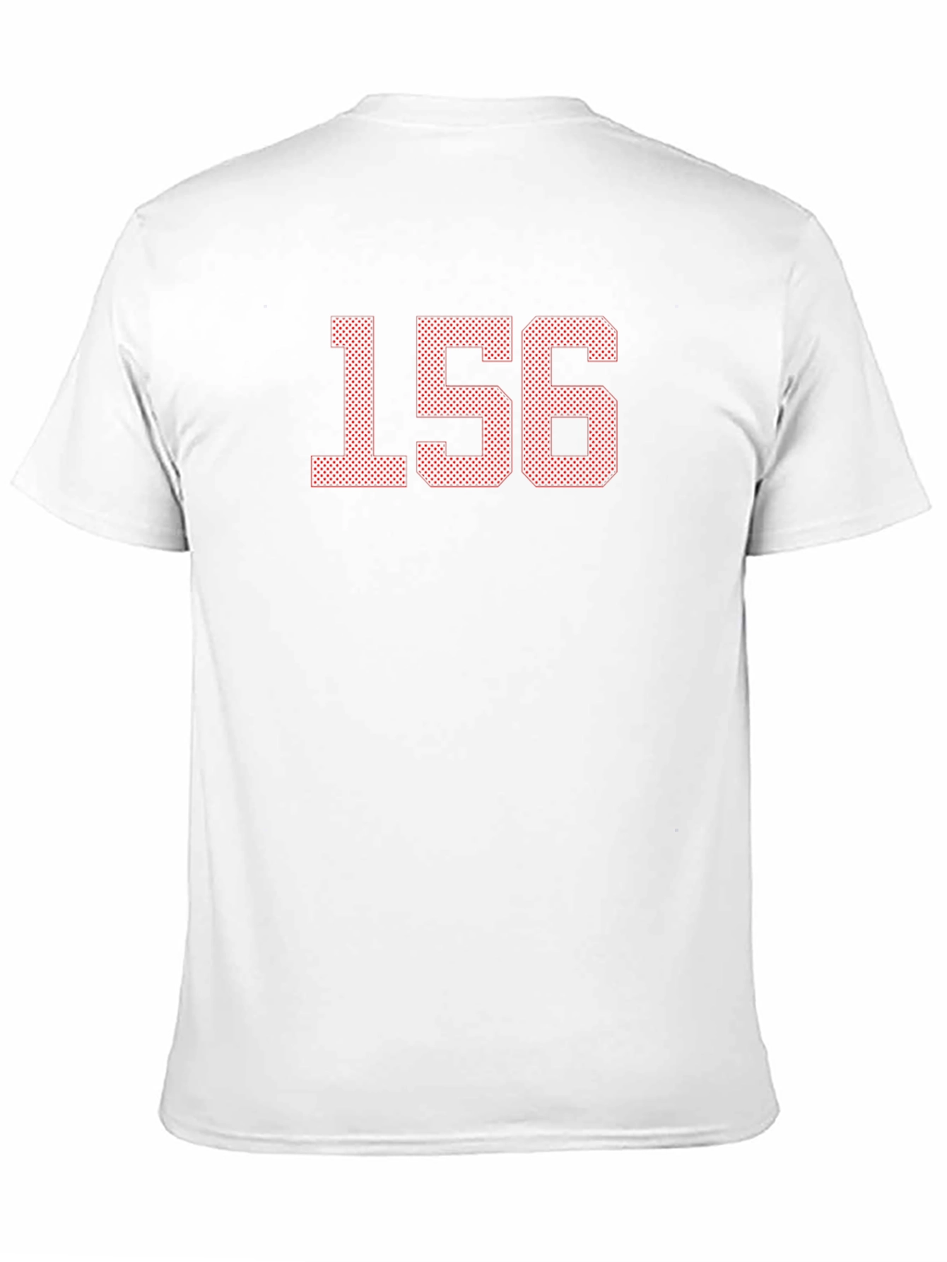 Mens Black T-Shirt with 156 Graphic