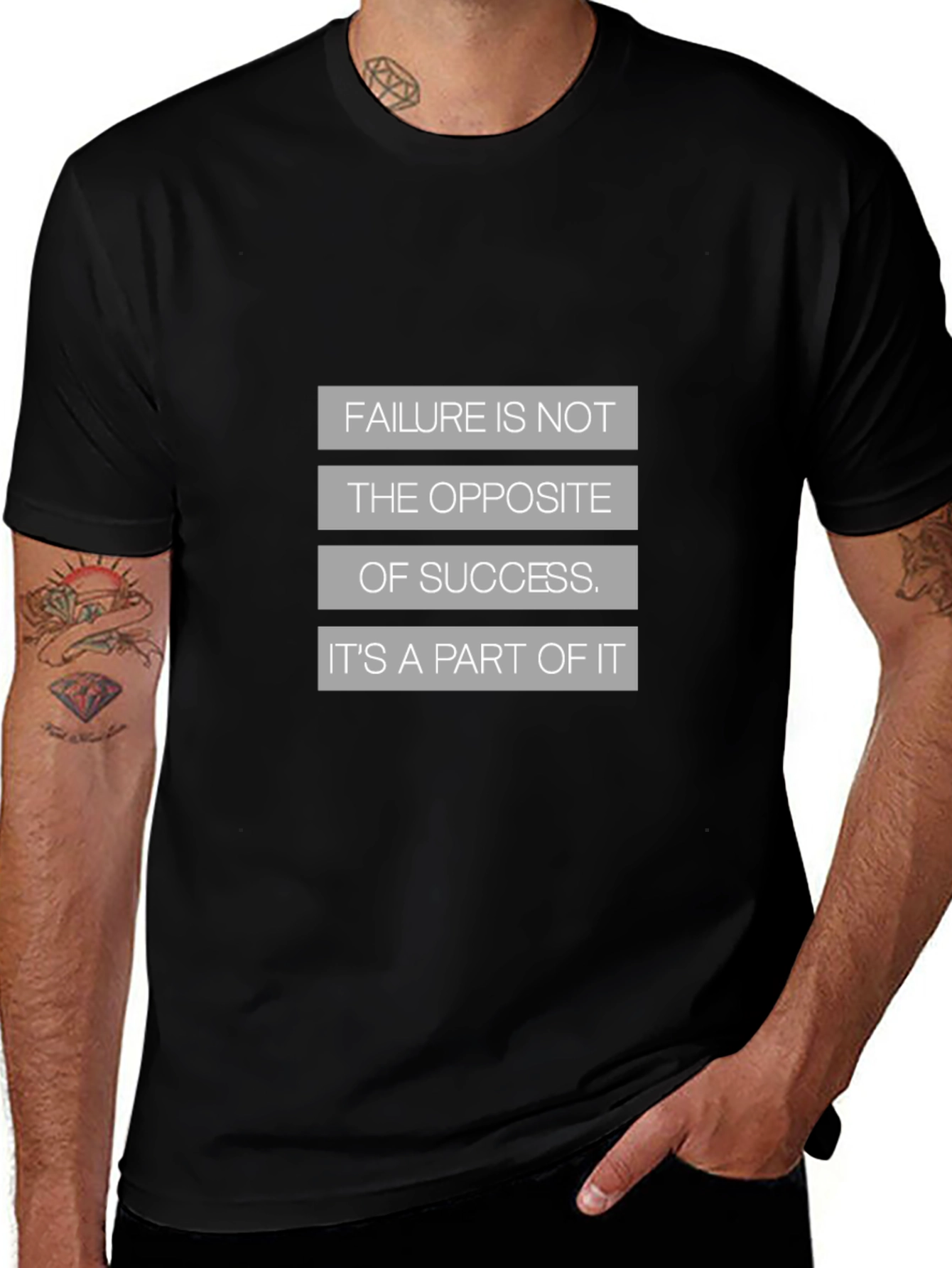 Inspirational Quote T-Shirt - Failure is Part of Success